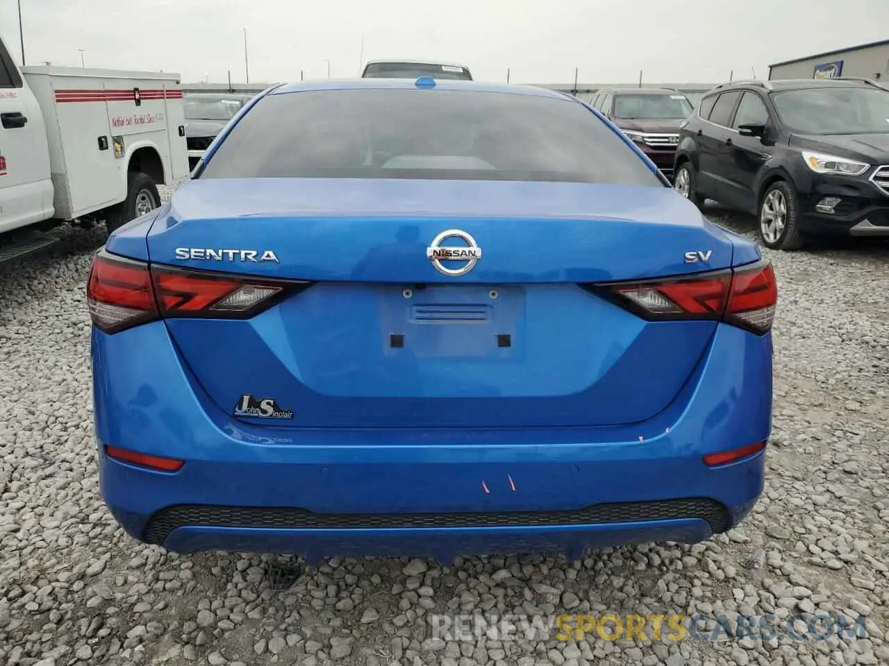 6 fotografías del automóvil dañado 3N1AB8CV2PY300520 NISSAN SENTRA 2023