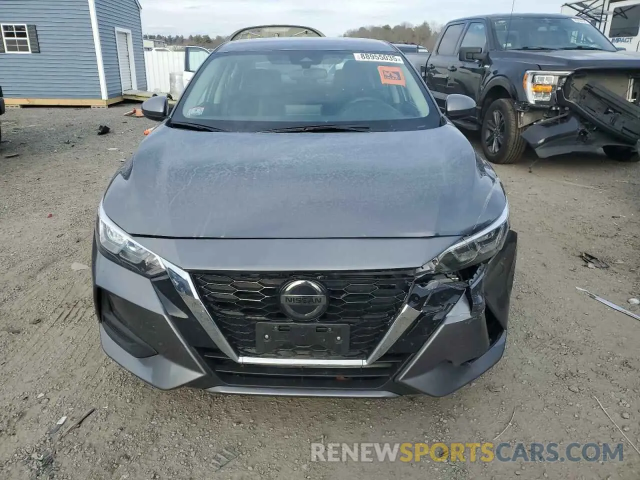 5 fotografías del automóvil dañado 3N1AB8CV2PY308407 NISSAN SENTRA 2023