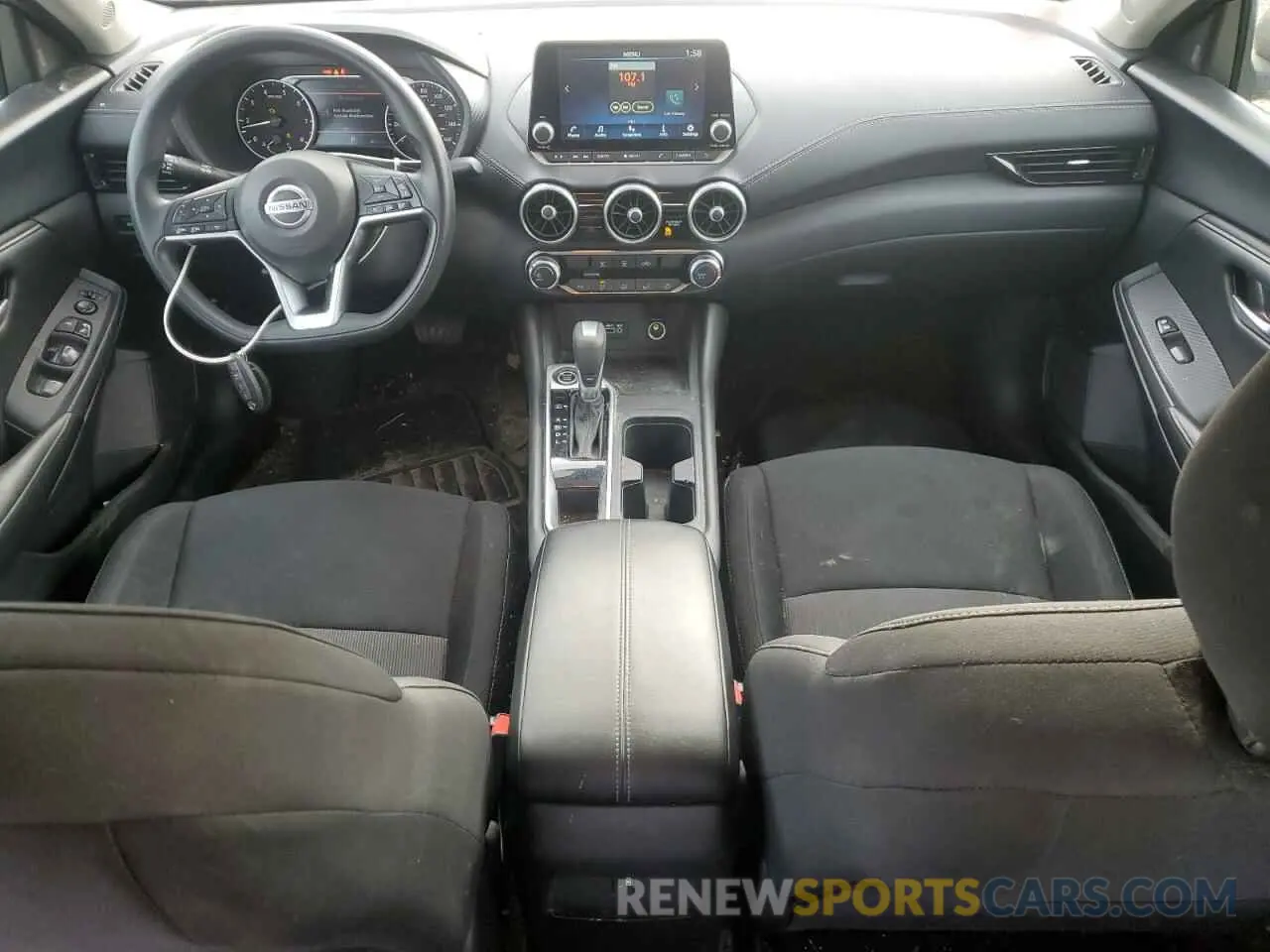 8 fotografías del automóvil dañado 3N1AB8CV2PY308407 NISSAN SENTRA 2023