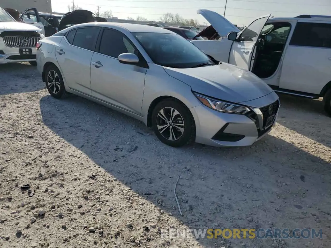 4 fotografías del automóvil dañado 3N1AB8CV2PY310089 NISSAN SENTRA 2023