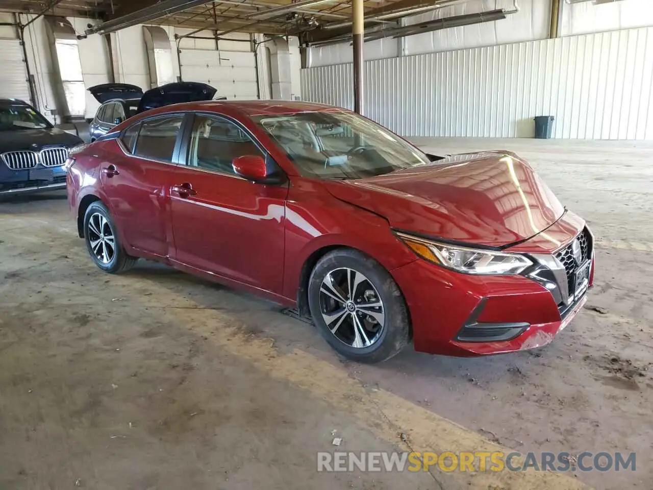4 fotografías del automóvil dañado 3N1AB8CV2PY316409 NISSAN SENTRA 2023