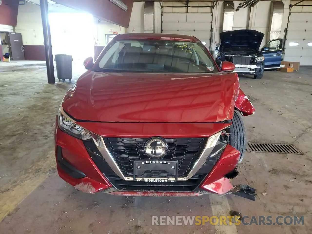 5 fotografías del automóvil dañado 3N1AB8CV2PY316409 NISSAN SENTRA 2023