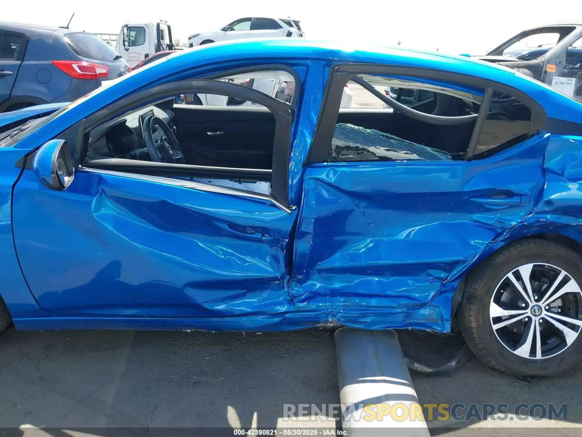 14 fotografías del automóvil dañado 3N1AB8CV3PY222720 NISSAN SENTRA 2023