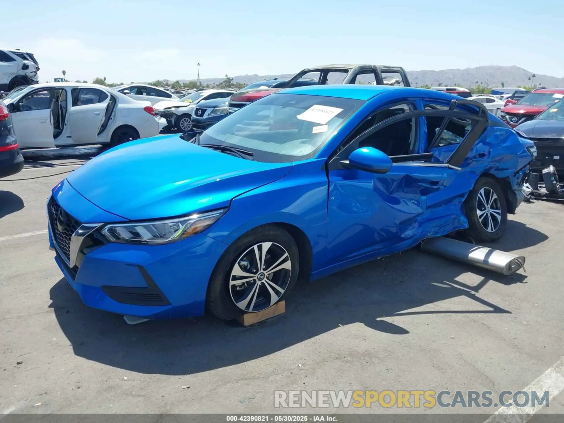 2 fotografías del automóvil dañado 3N1AB8CV3PY222720 NISSAN SENTRA 2023