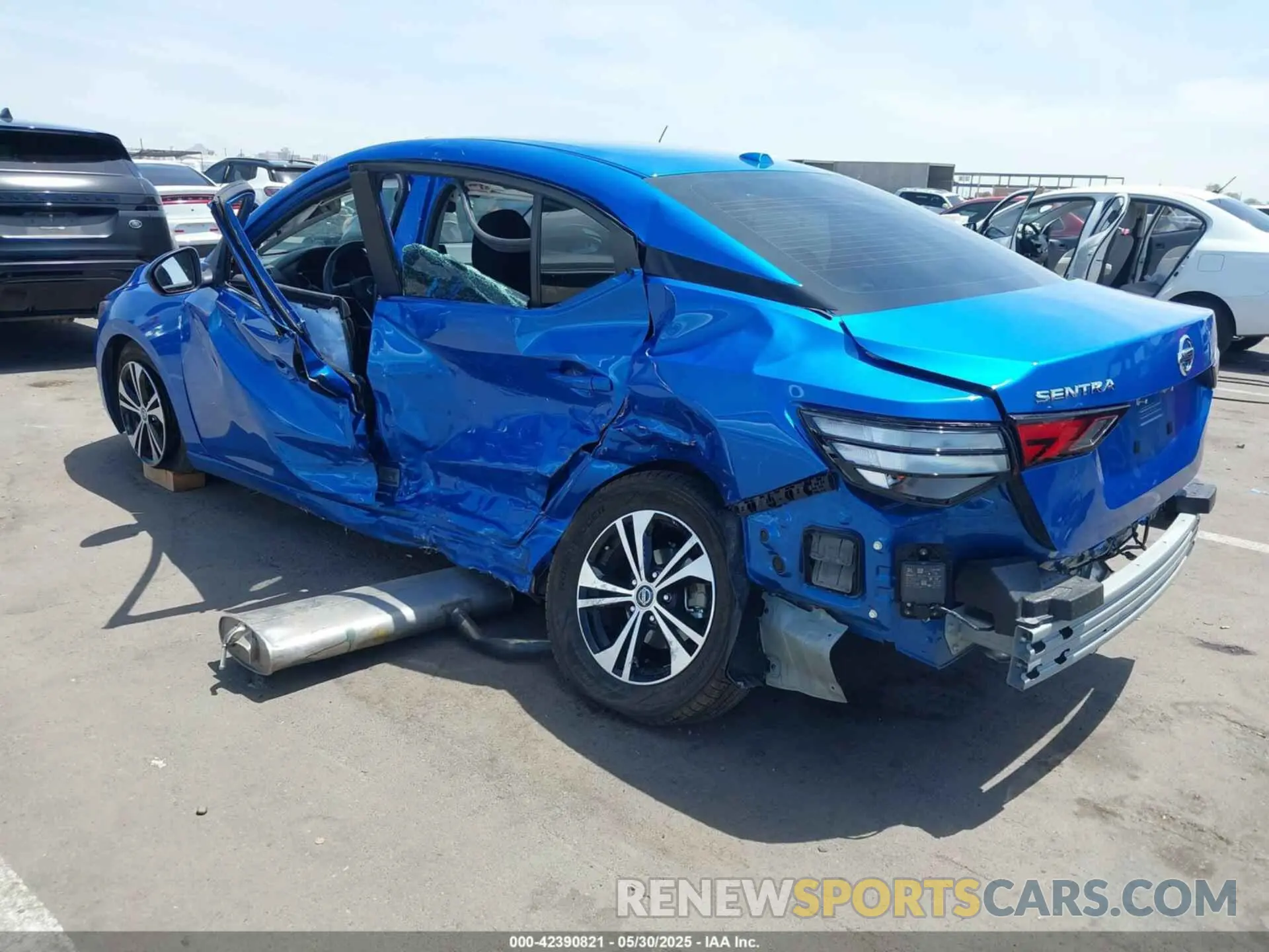 3 fotografías del automóvil dañado 3N1AB8CV3PY222720 NISSAN SENTRA 2023
