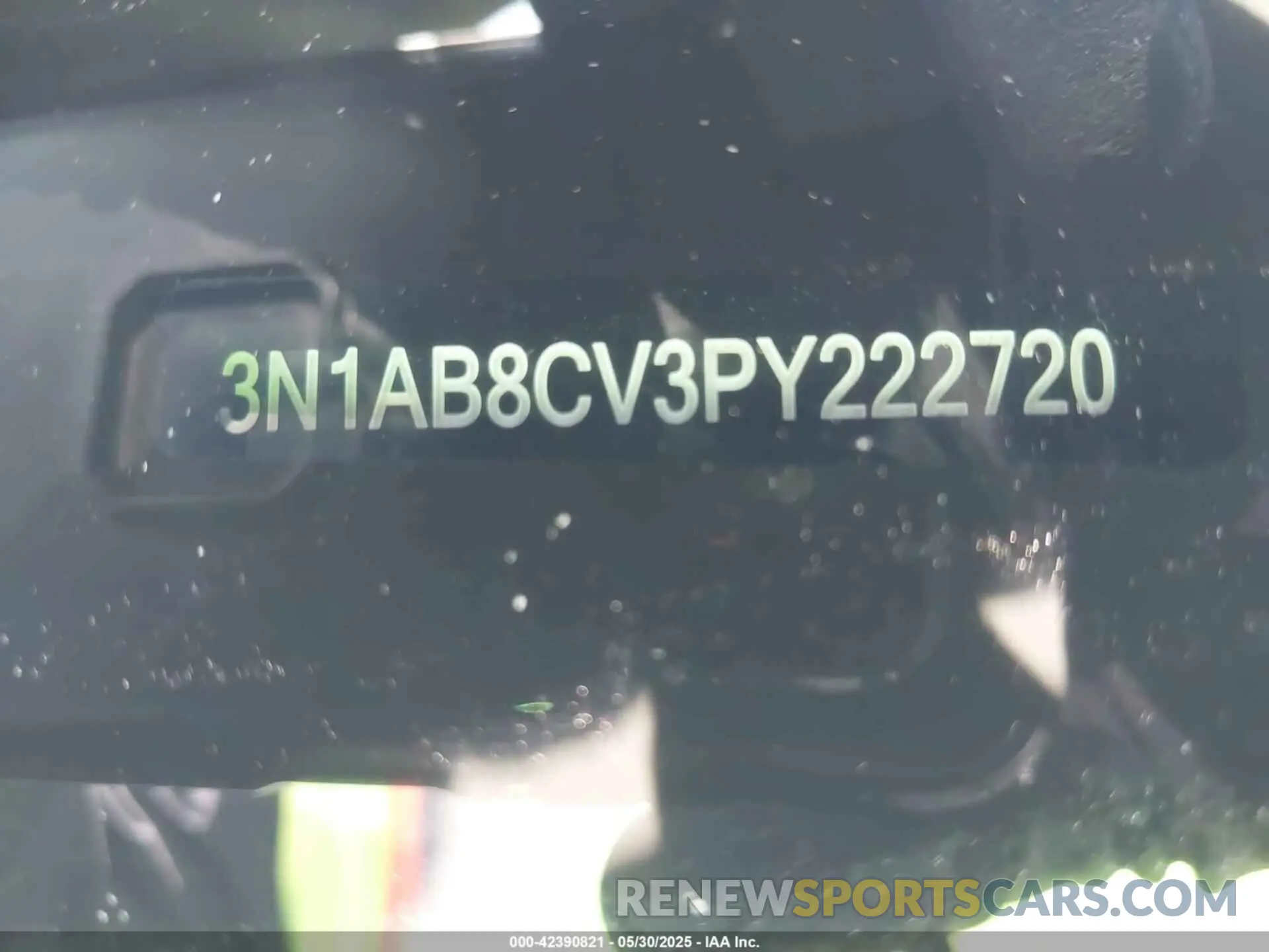 9 fotografías del automóvil dañado 3N1AB8CV3PY222720 NISSAN SENTRA 2023