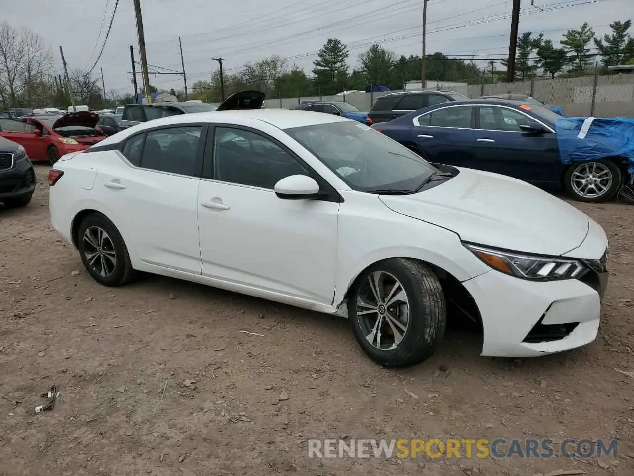 4 fotografías del automóvil dañado 3N1AB8CV3PY239596 NISSAN SENTRA 2023