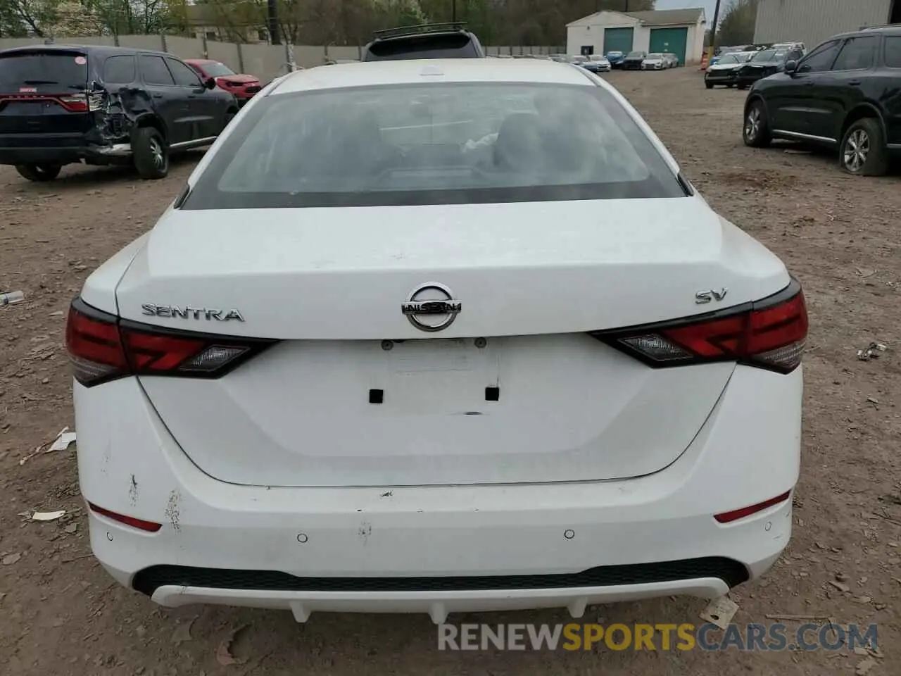 6 fotografías del automóvil dañado 3N1AB8CV3PY239596 NISSAN SENTRA 2023