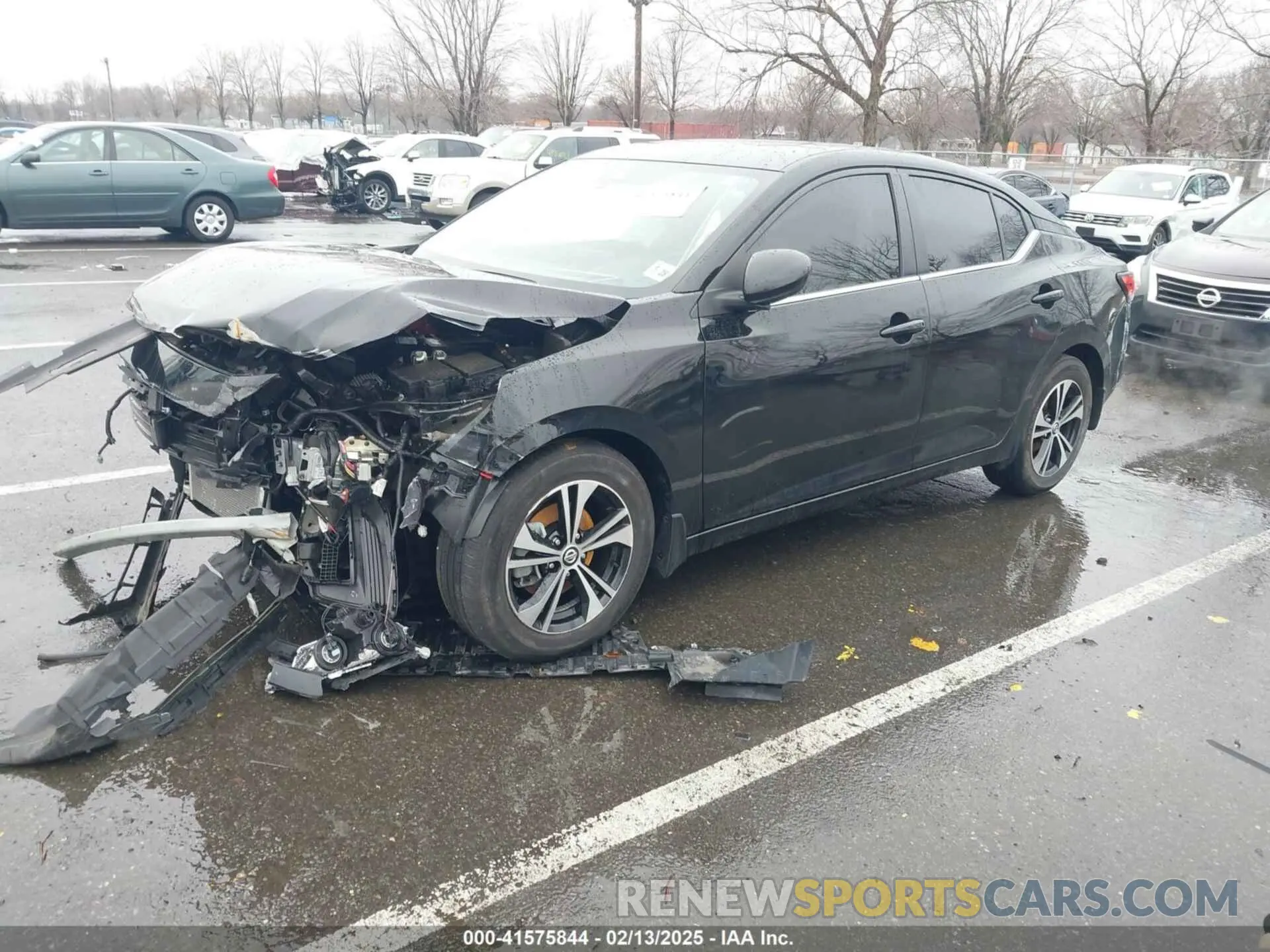 2 fotografías del automóvil dañado 3N1AB8CV3PY267530 NISSAN SENTRA 2023