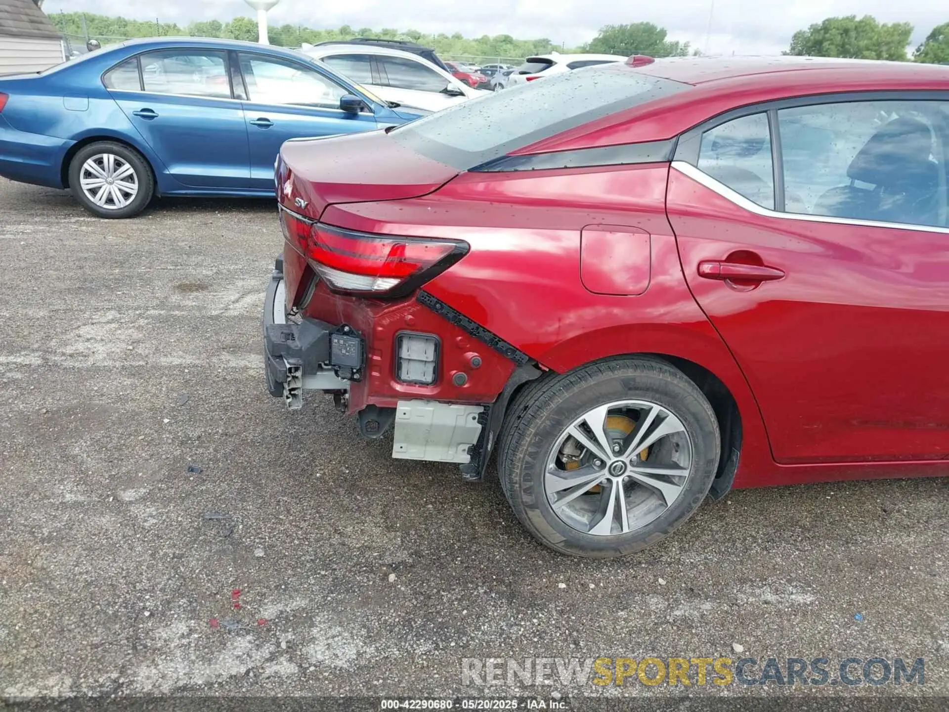6 fotografías del automóvil dañado 3N1AB8CV3PY268256 NISSAN SENTRA 2023