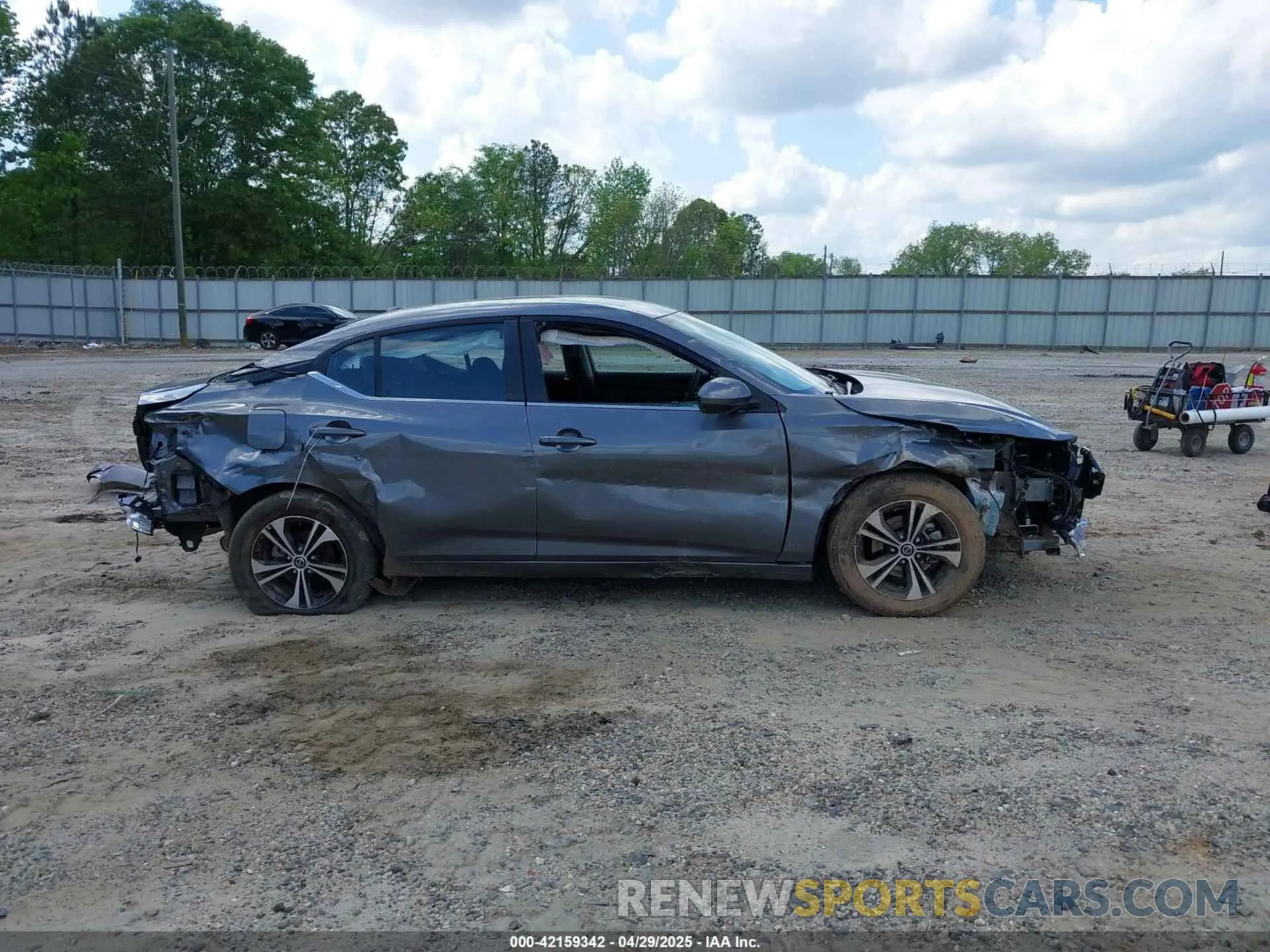 6 fotografías del automóvil dañado 3N1AB8CV3PY287907 NISSAN SENTRA 2023