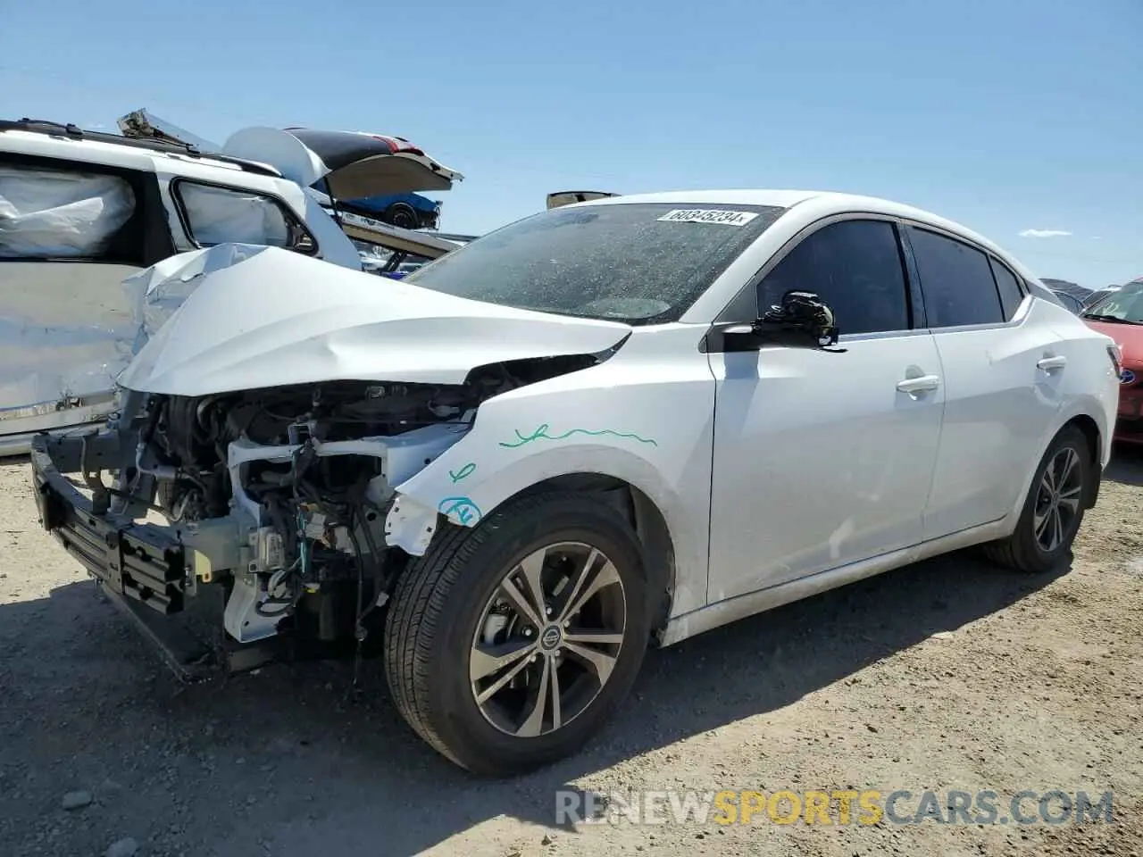 1 fotografías del automóvil dañado 3N1AB8CV3PY289320 NISSAN SENTRA 2023