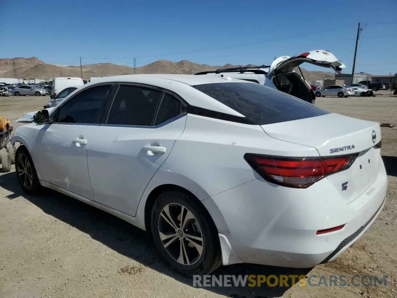 2 fotografías del automóvil dañado 3N1AB8CV3PY289320 NISSAN SENTRA 2023