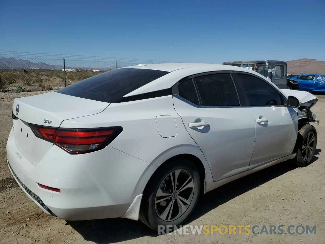3 fotografías del automóvil dañado 3N1AB8CV3PY289320 NISSAN SENTRA 2023