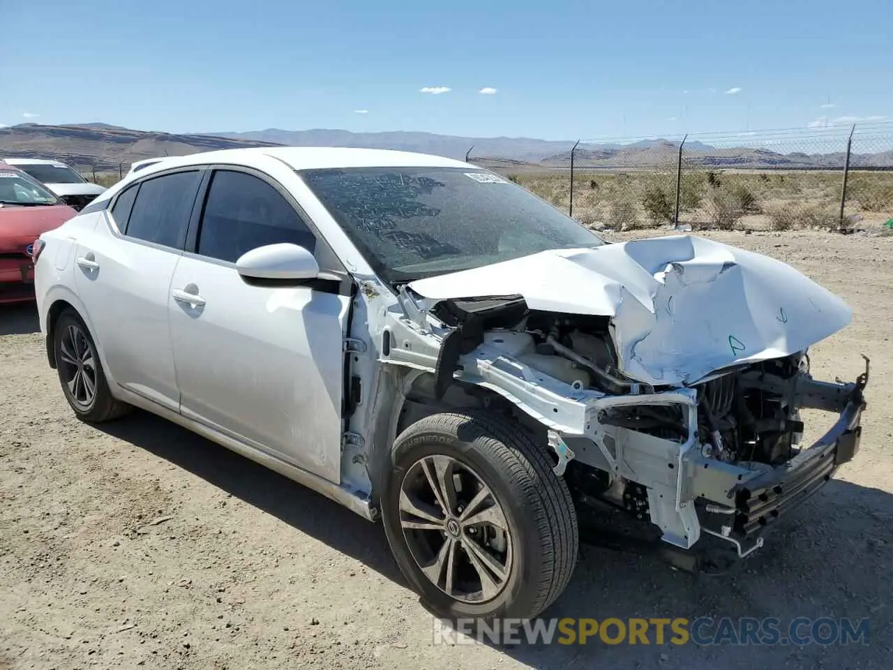 4 fotografías del automóvil dañado 3N1AB8CV3PY289320 NISSAN SENTRA 2023