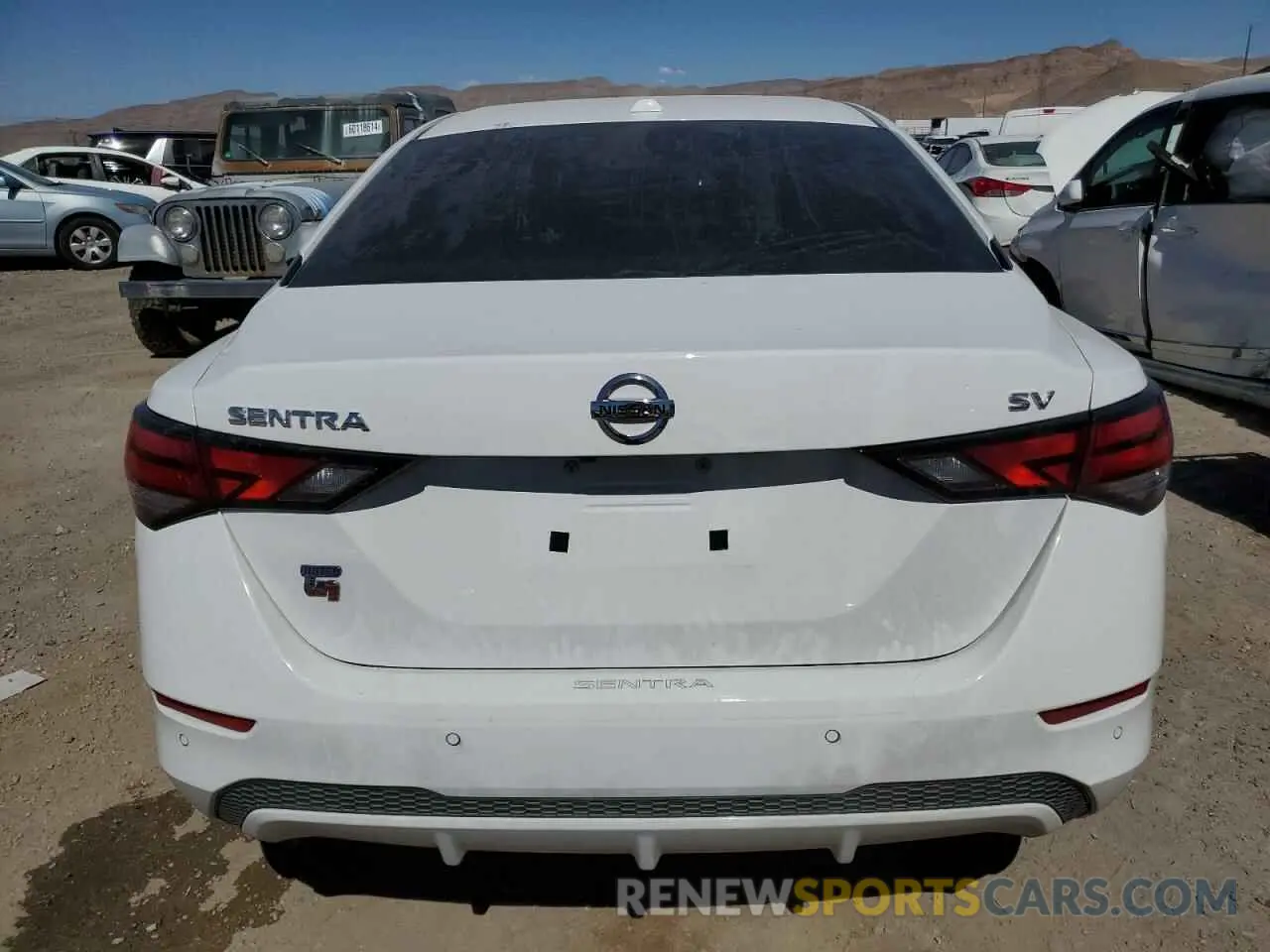 6 fotografías del automóvil dañado 3N1AB8CV3PY289320 NISSAN SENTRA 2023