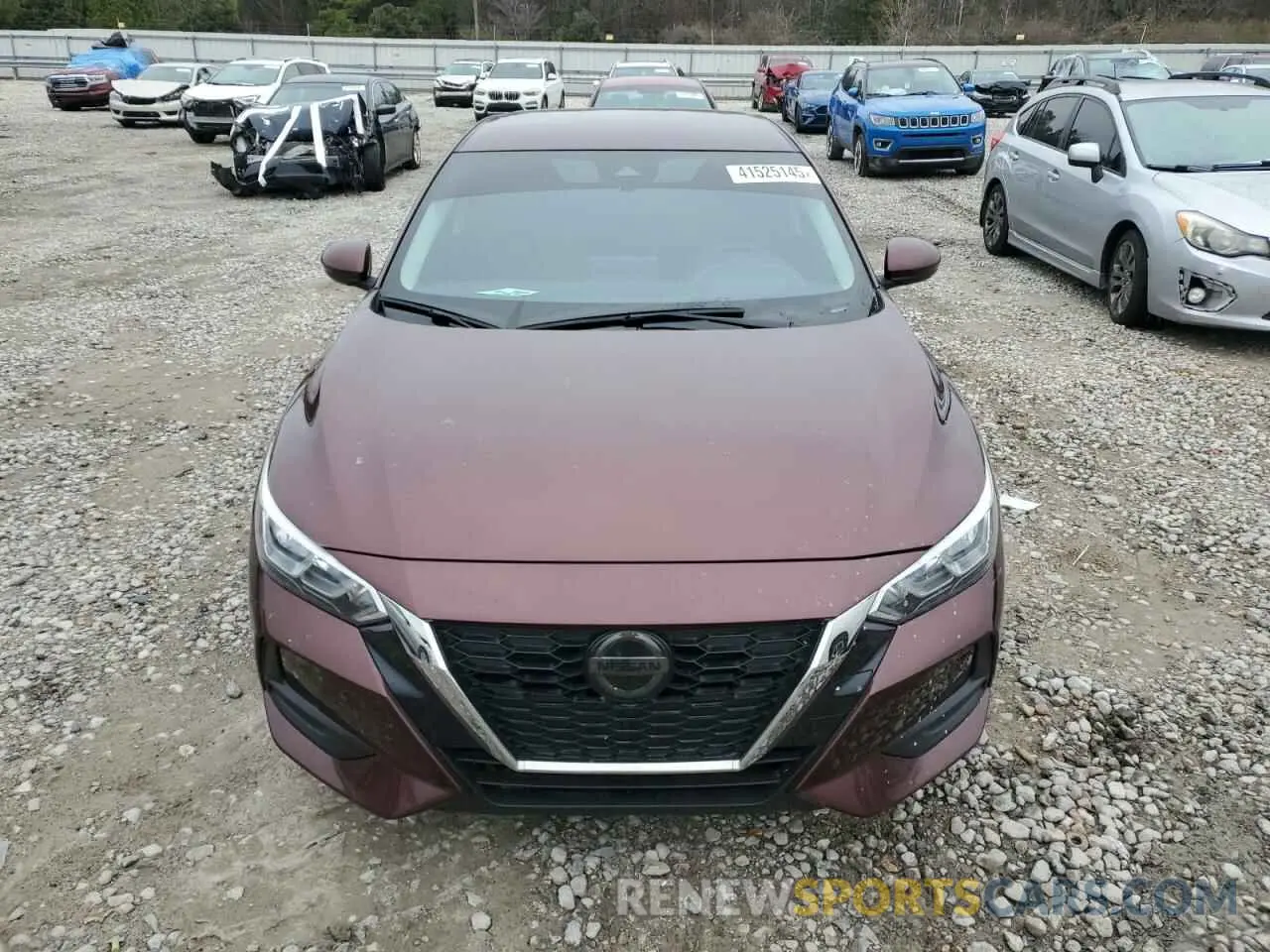 5 fotografías del automóvil dañado 3N1AB8CV3PY299636 NISSAN SENTRA 2023