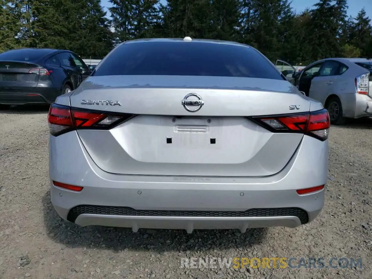 6 fotografías del automóvil dañado 3N1AB8CV3PY317715 NISSAN SENTRA 2023