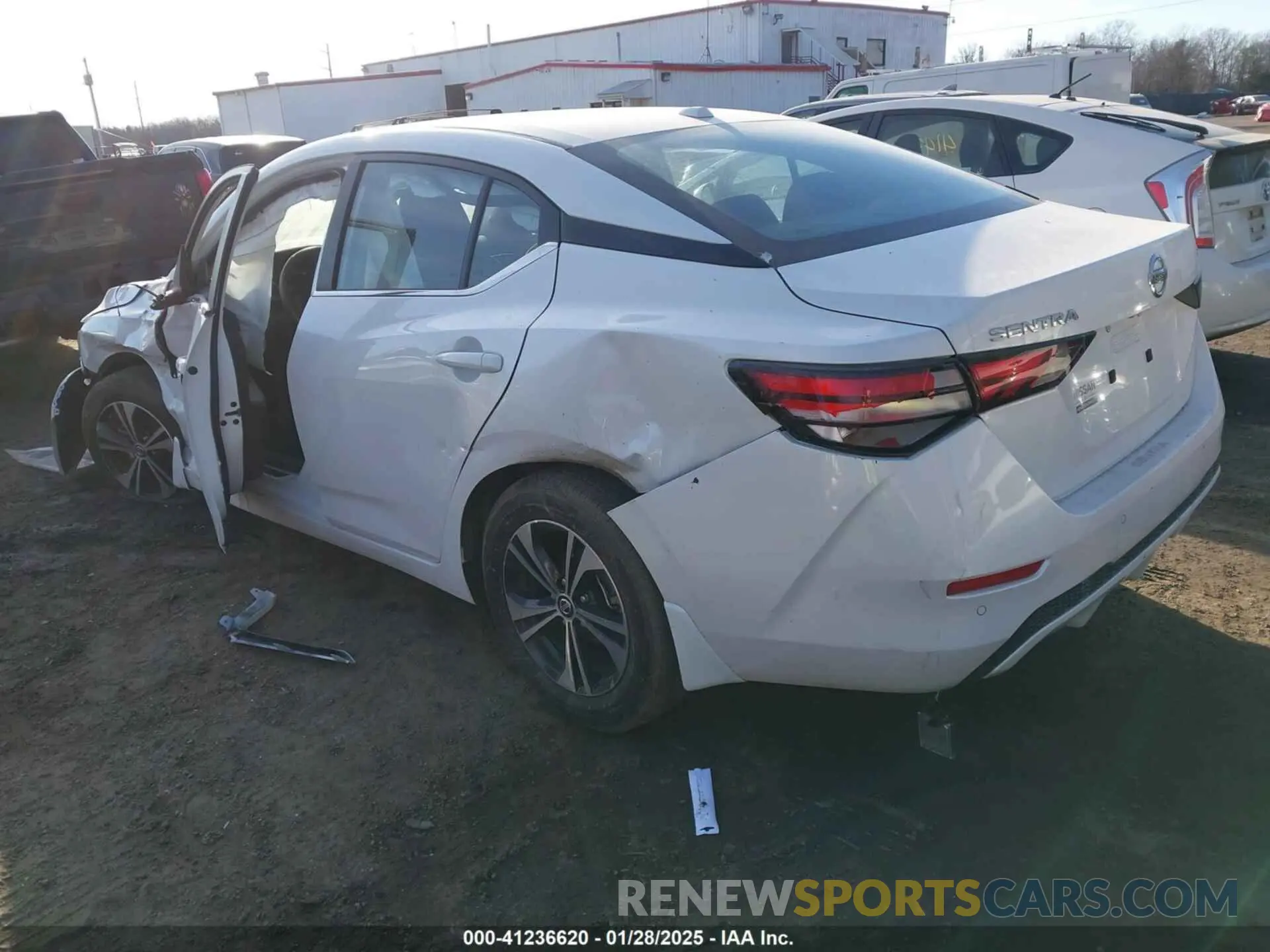 3 fotografías del automóvil dañado 3N1AB8CV3PY319867 NISSAN SENTRA 2023