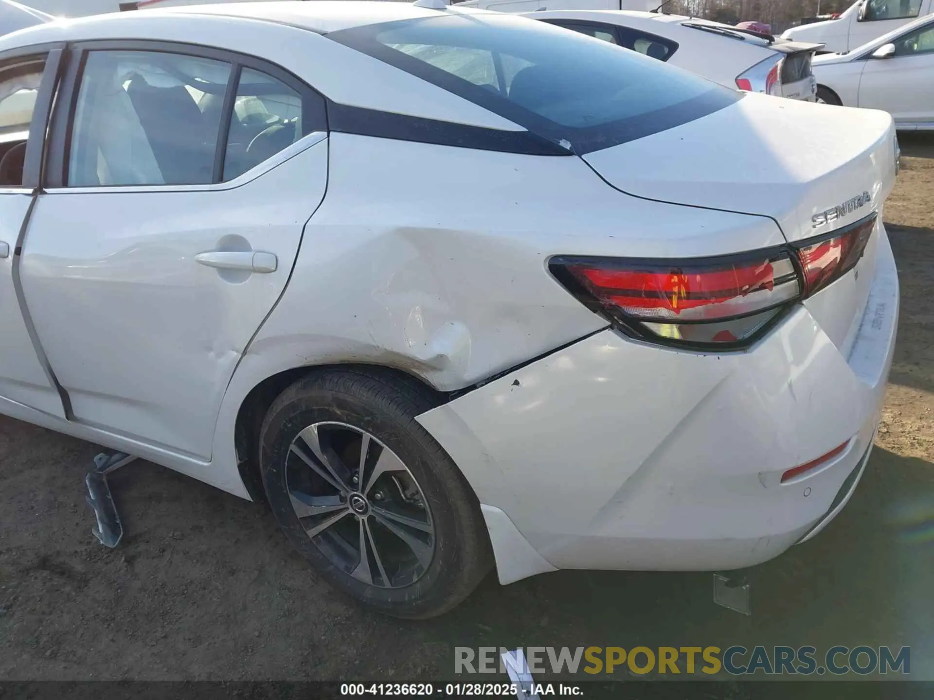 6 fotografías del automóvil dañado 3N1AB8CV3PY319867 NISSAN SENTRA 2023