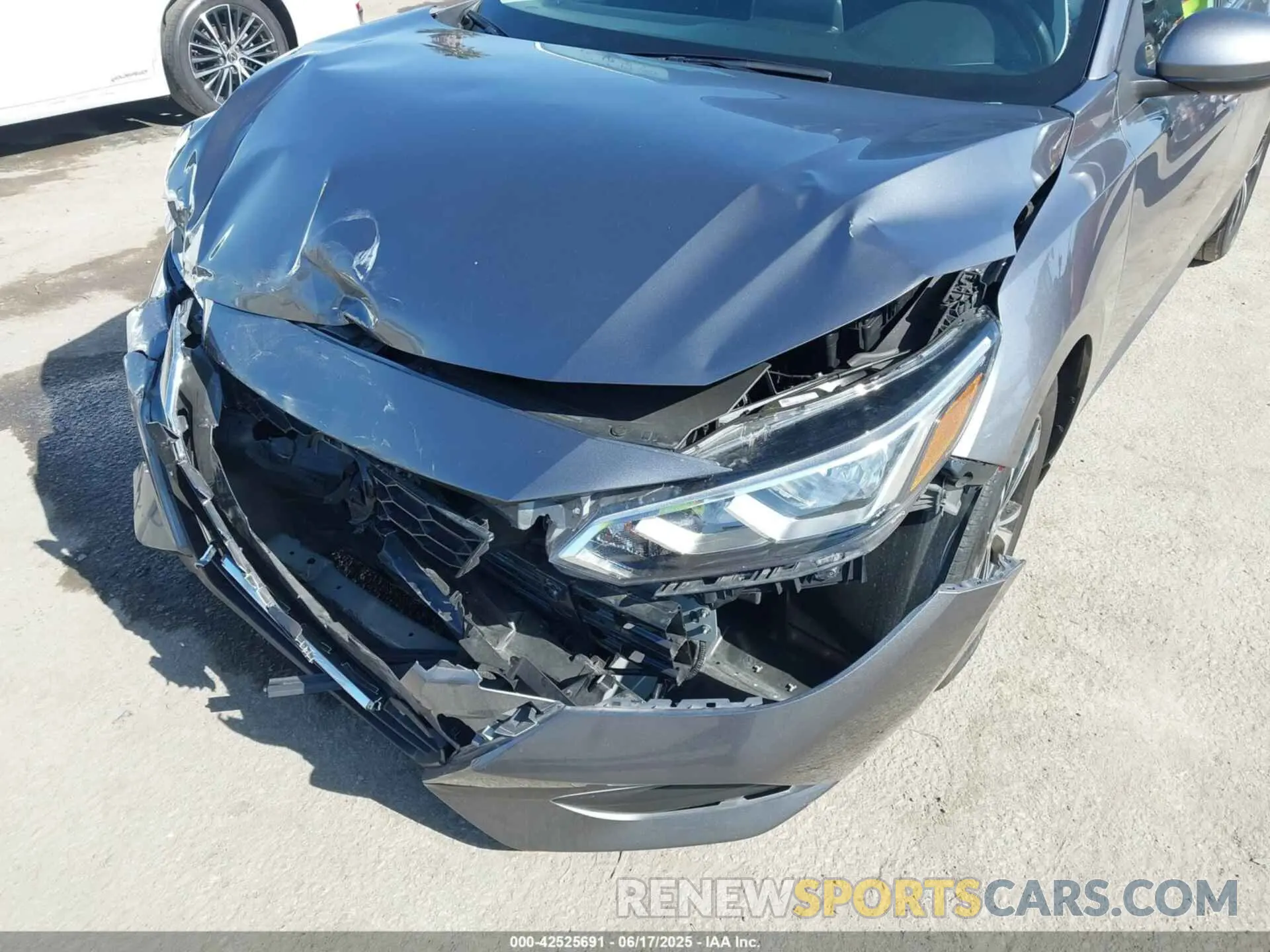 6 fotografías del automóvil dañado 3N1AB8CV4PY223536 NISSAN SENTRA 2023