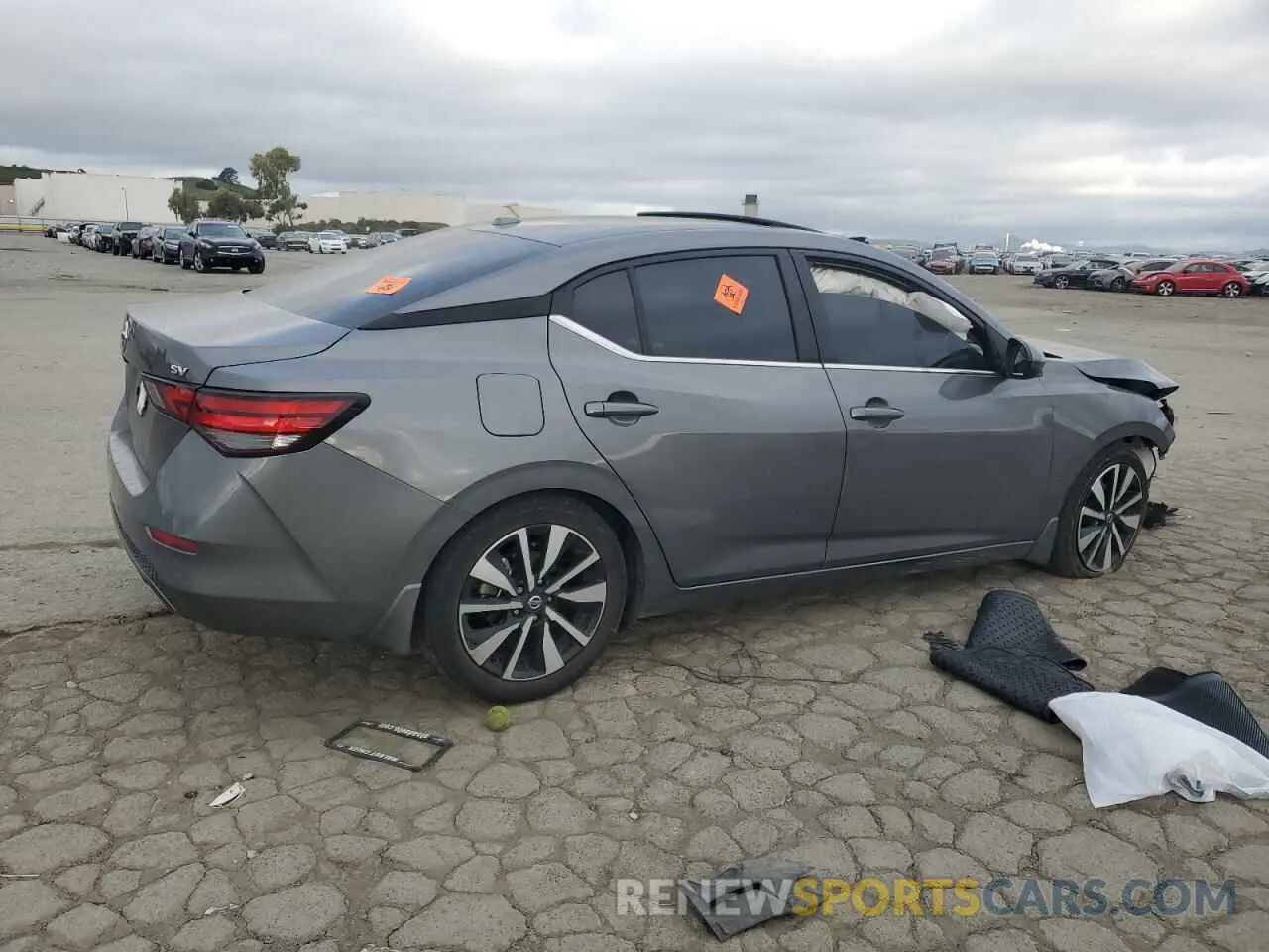 3 fotografías del automóvil dañado 3N1AB8CV4PY224332 NISSAN SENTRA 2023