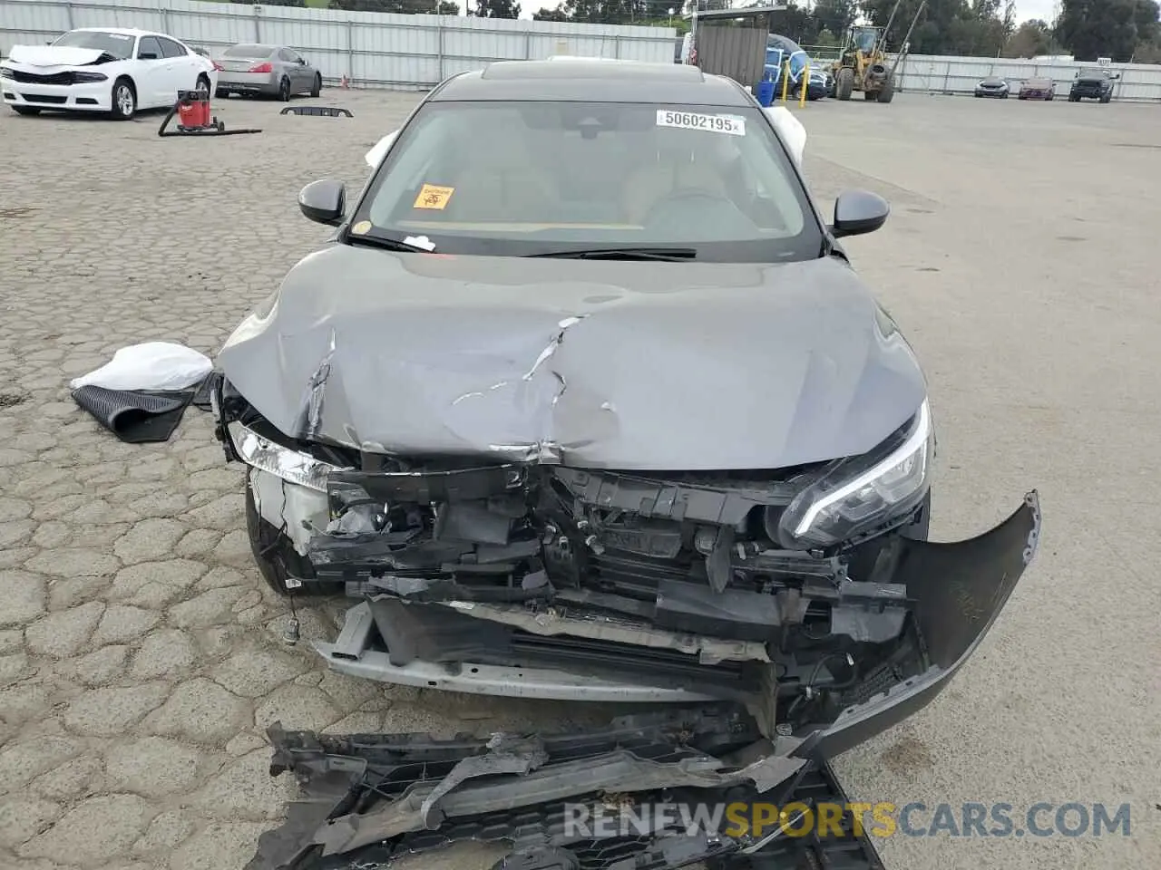 5 fotografías del automóvil dañado 3N1AB8CV4PY224332 NISSAN SENTRA 2023