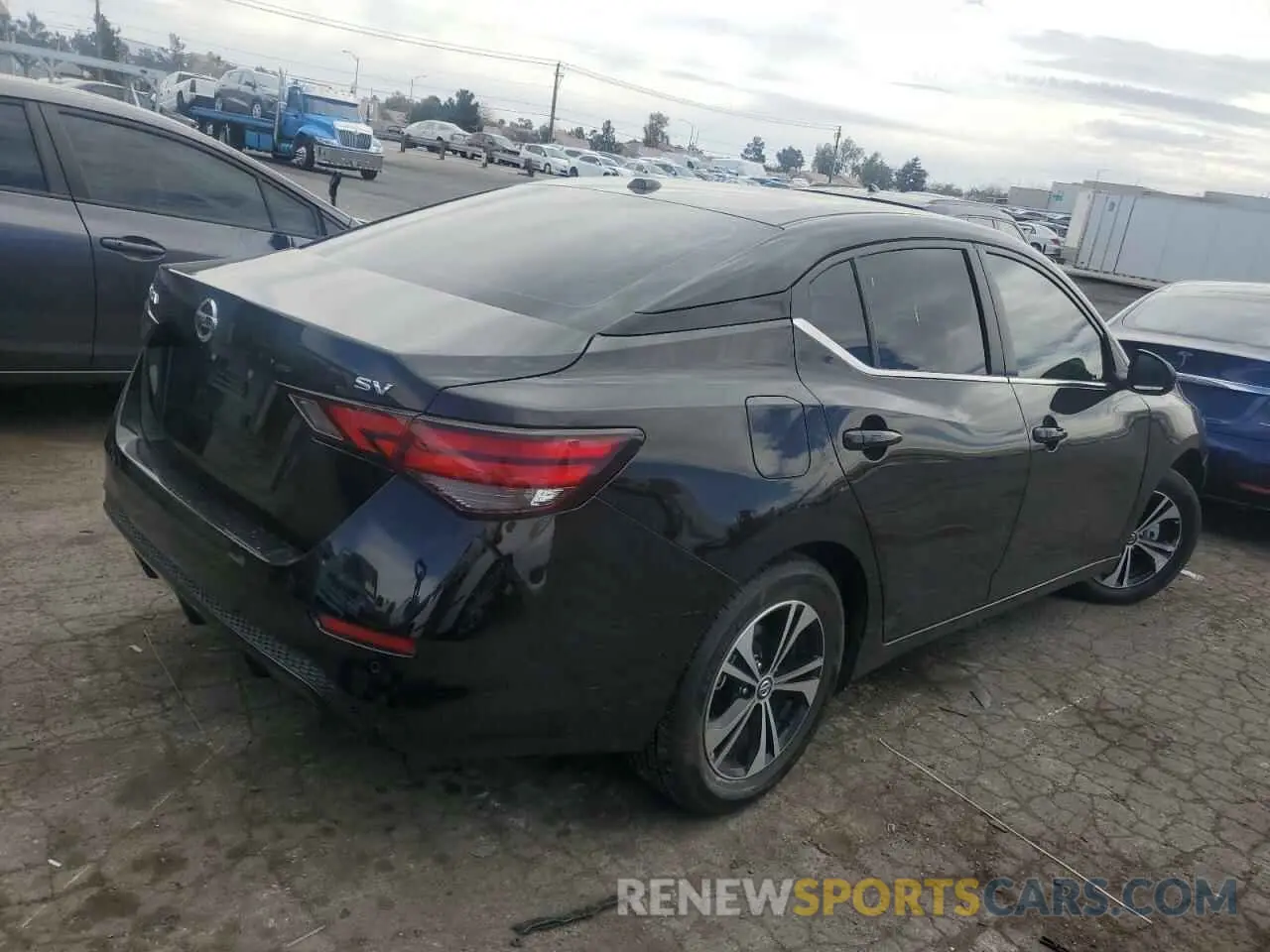 3 fotografías del automóvil dañado 3N1AB8CV4PY231846 NISSAN SENTRA 2023