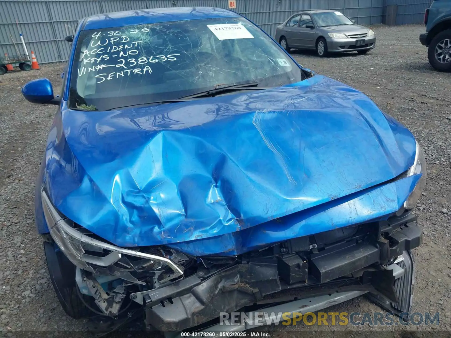 6 fotografías del automóvil dañado 3N1AB8CV4PY238635 NISSAN SENTRA 2023