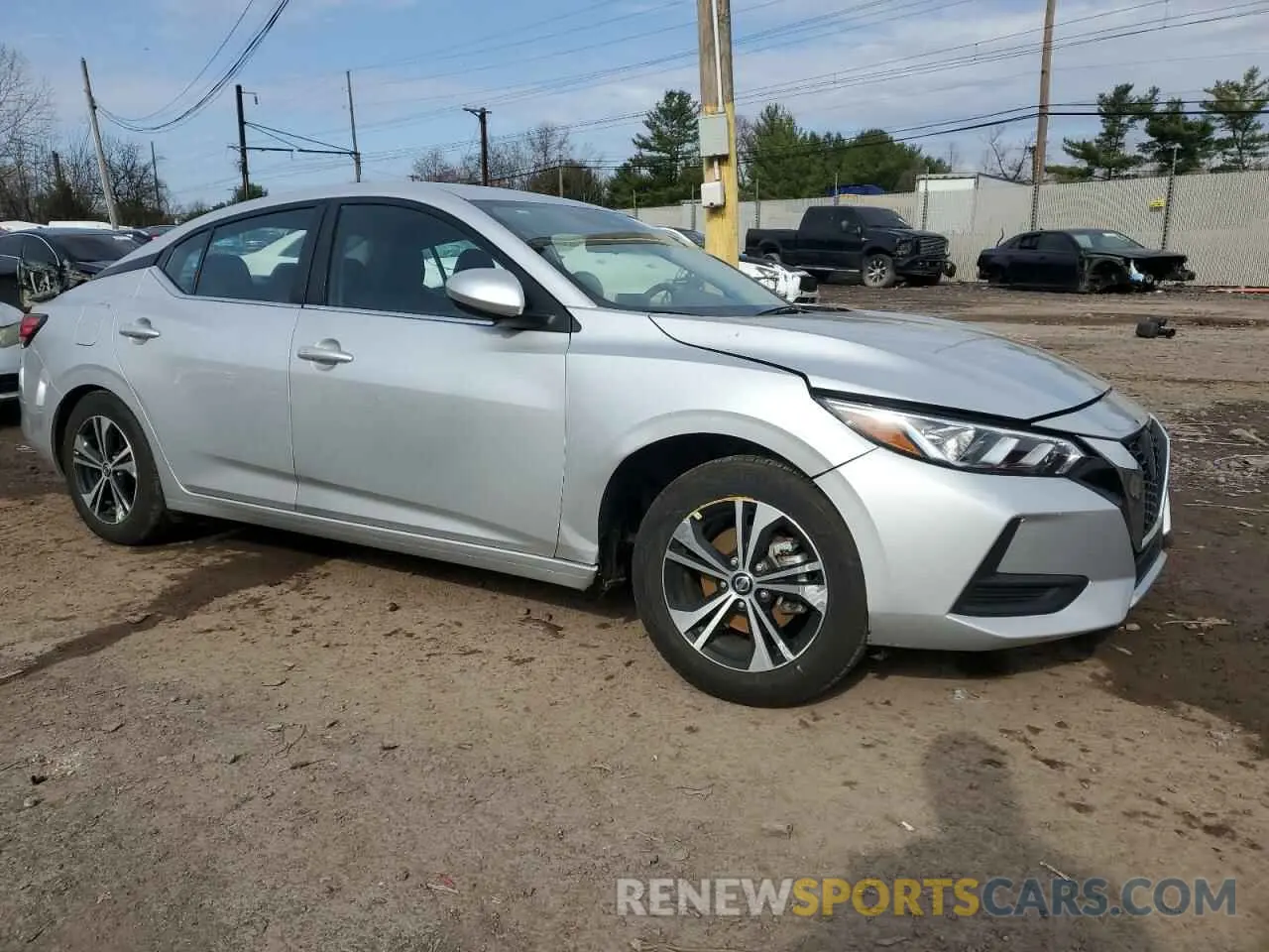 4 fotografías del automóvil dañado 3N1AB8CV4PY243415 NISSAN SENTRA 2023