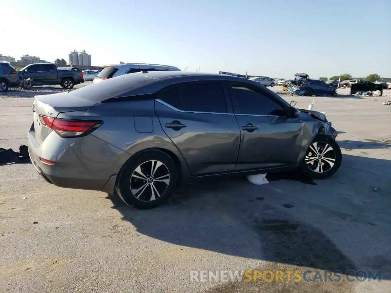 3 fotografías del automóvil dañado 3N1AB8CV4PY245150 NISSAN SENTRA 2023
