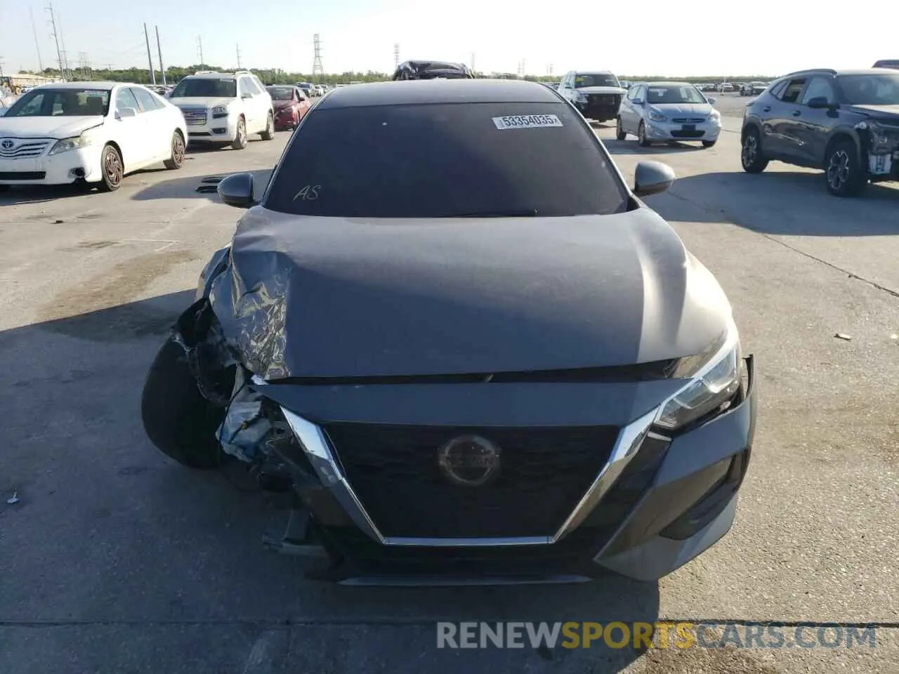 5 fotografías del automóvil dañado 3N1AB8CV4PY245150 NISSAN SENTRA 2023