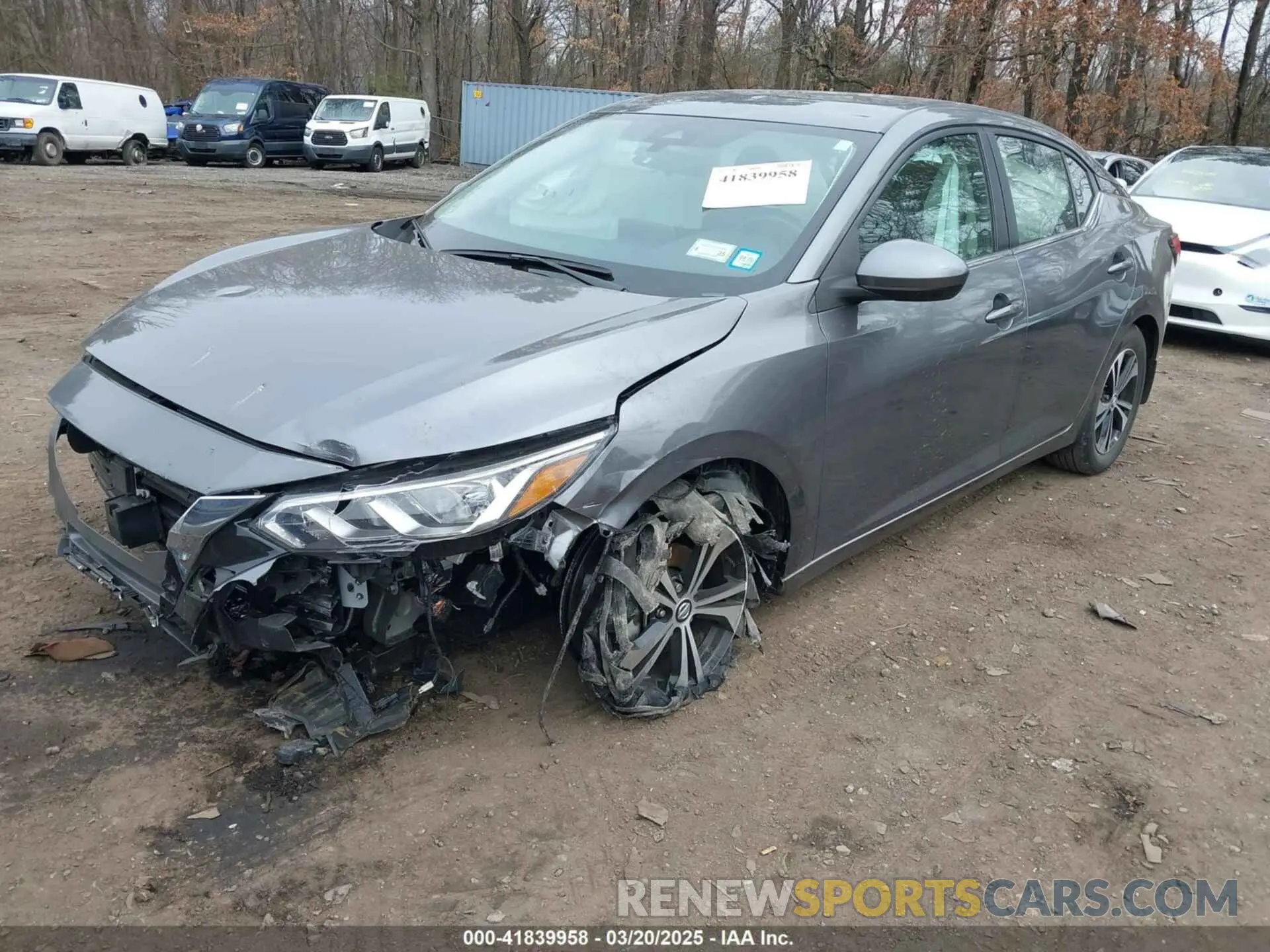6 fotografías del automóvil dañado 3N1AB8CV4PY253409 NISSAN SENTRA 2023