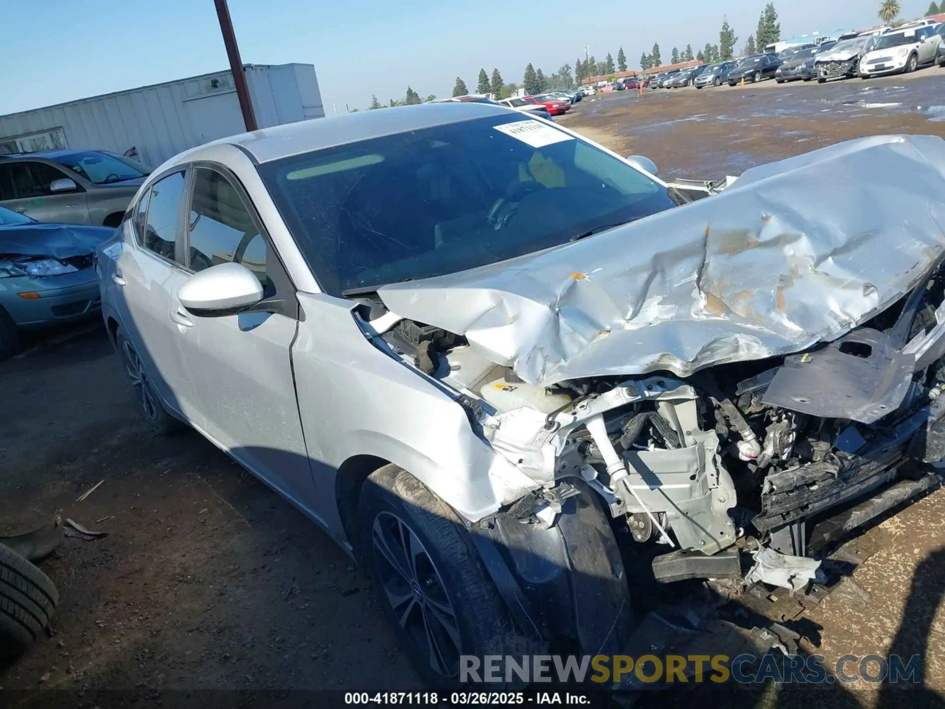 1 fotografías del automóvil dañado 3N1AB8CV4PY260067 NISSAN SENTRA 2023