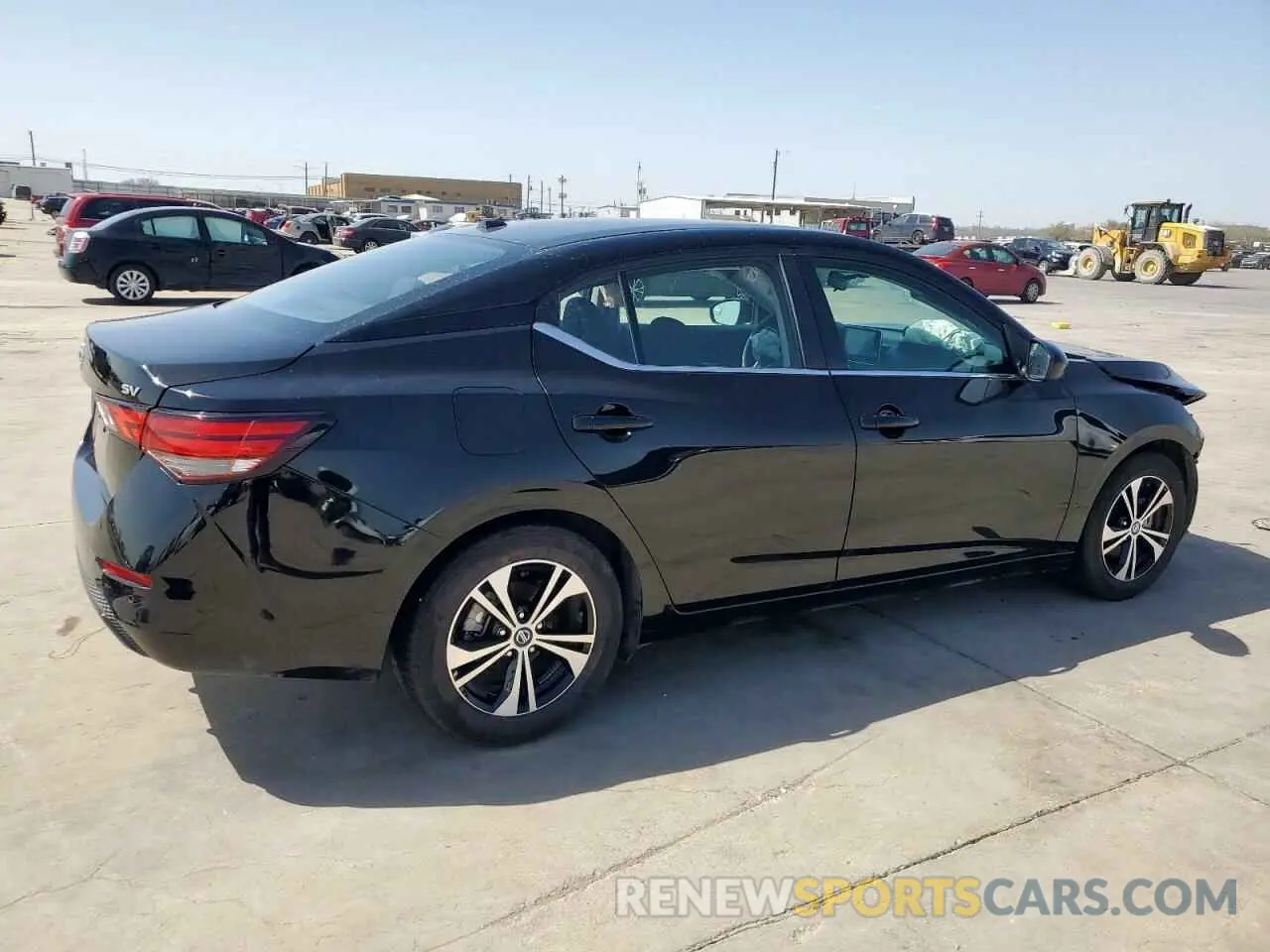 3 fotografías del automóvil dañado 3N1AB8CV4PY267701 NISSAN SENTRA 2023