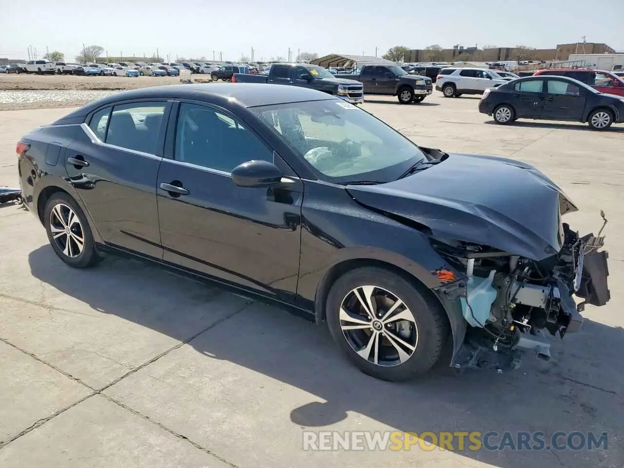 4 fotografías del automóvil dañado 3N1AB8CV4PY267701 NISSAN SENTRA 2023
