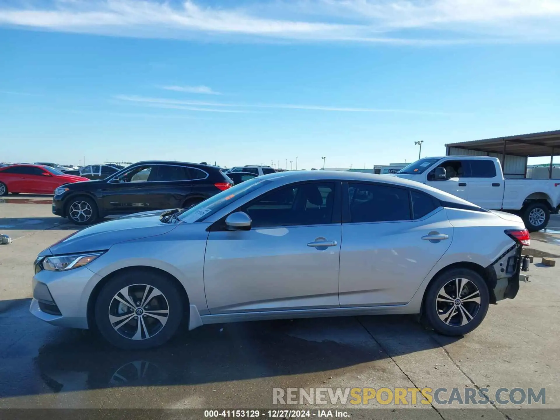 15 fotografías del automóvil dañado 3N1AB8CV4PY271277 NISSAN SENTRA 2023