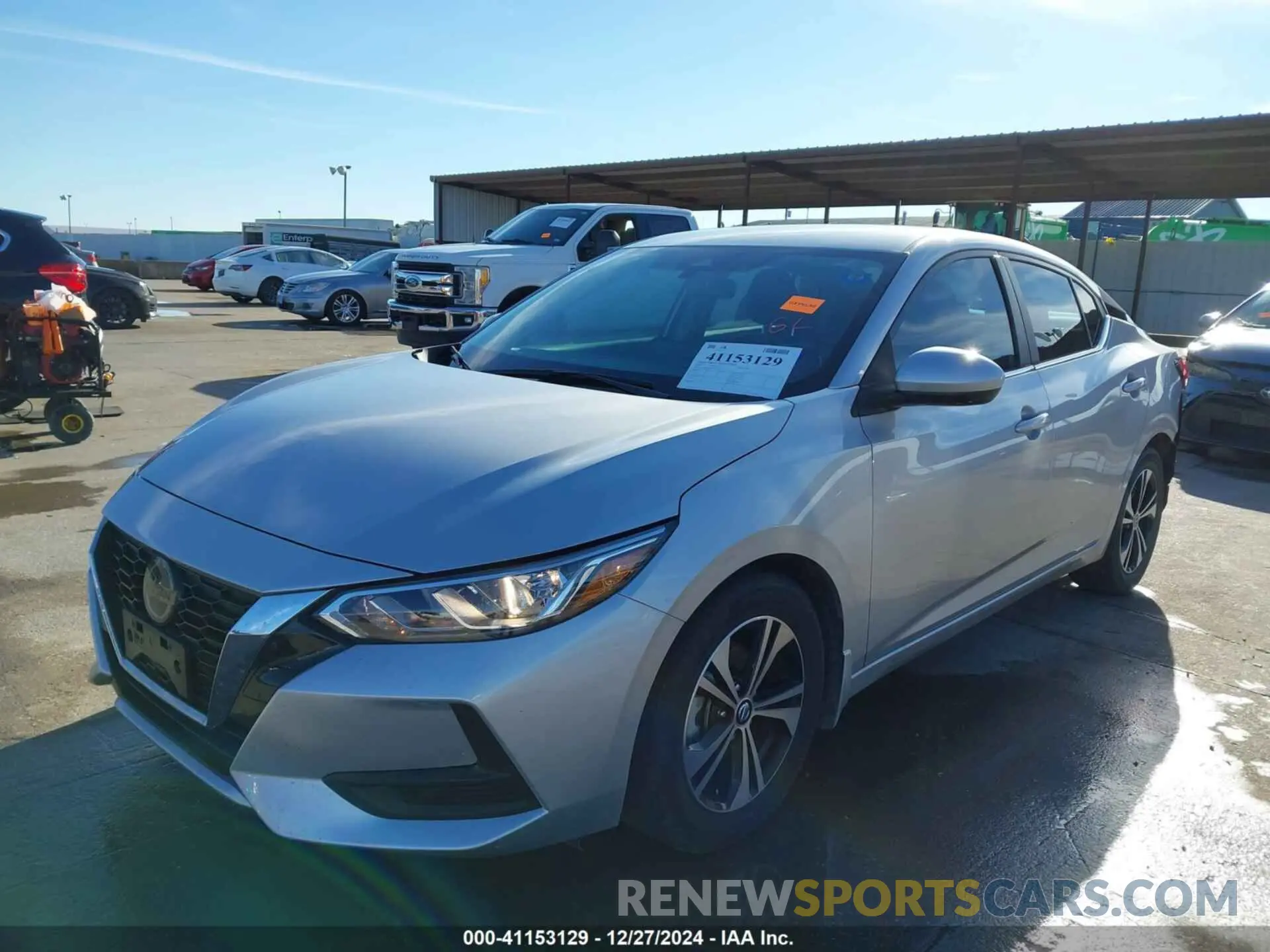 2 fotografías del automóvil dañado 3N1AB8CV4PY271277 NISSAN SENTRA 2023