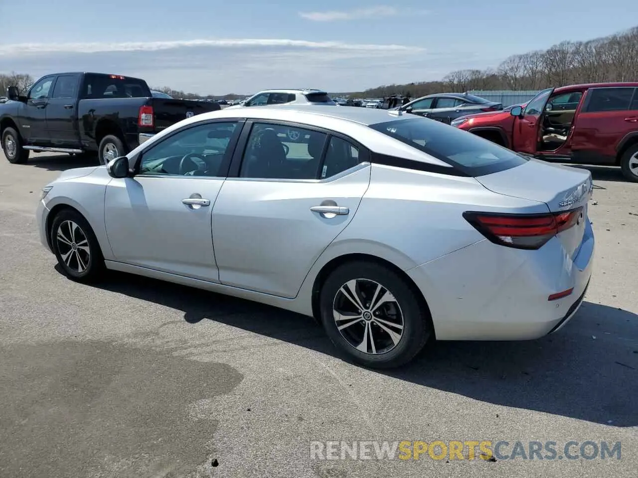 2 fotografías del automóvil dañado 3N1AB8CV4PY280299 NISSAN SENTRA 2023