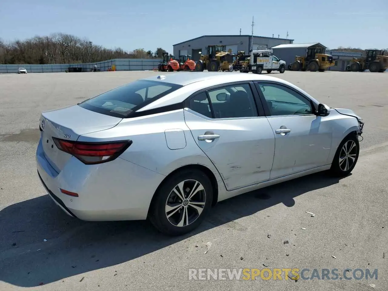 3 fotografías del automóvil dañado 3N1AB8CV4PY280299 NISSAN SENTRA 2023