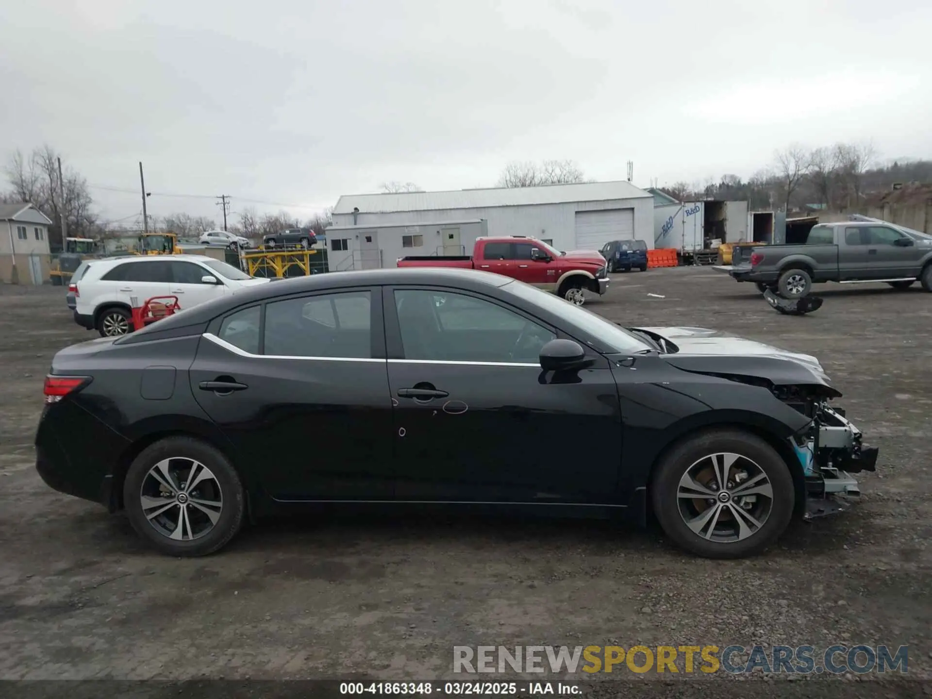 13 fotografías del automóvil dañado 3N1AB8CV4PY291805 NISSAN SENTRA 2023