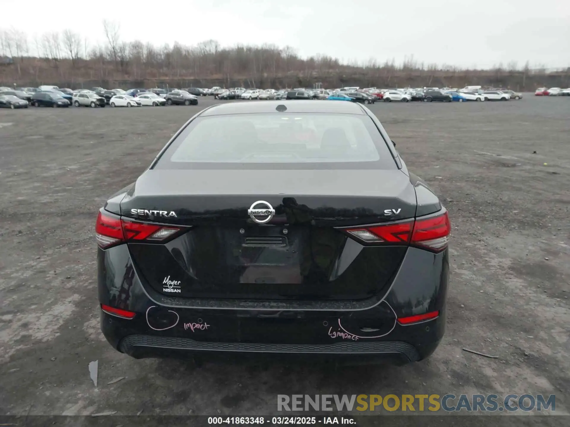 16 fotografías del automóvil dañado 3N1AB8CV4PY291805 NISSAN SENTRA 2023