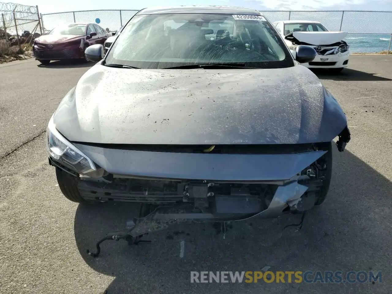 5 fotografías del automóvil dañado 3N1AB8CV4PY305475 NISSAN SENTRA 2023