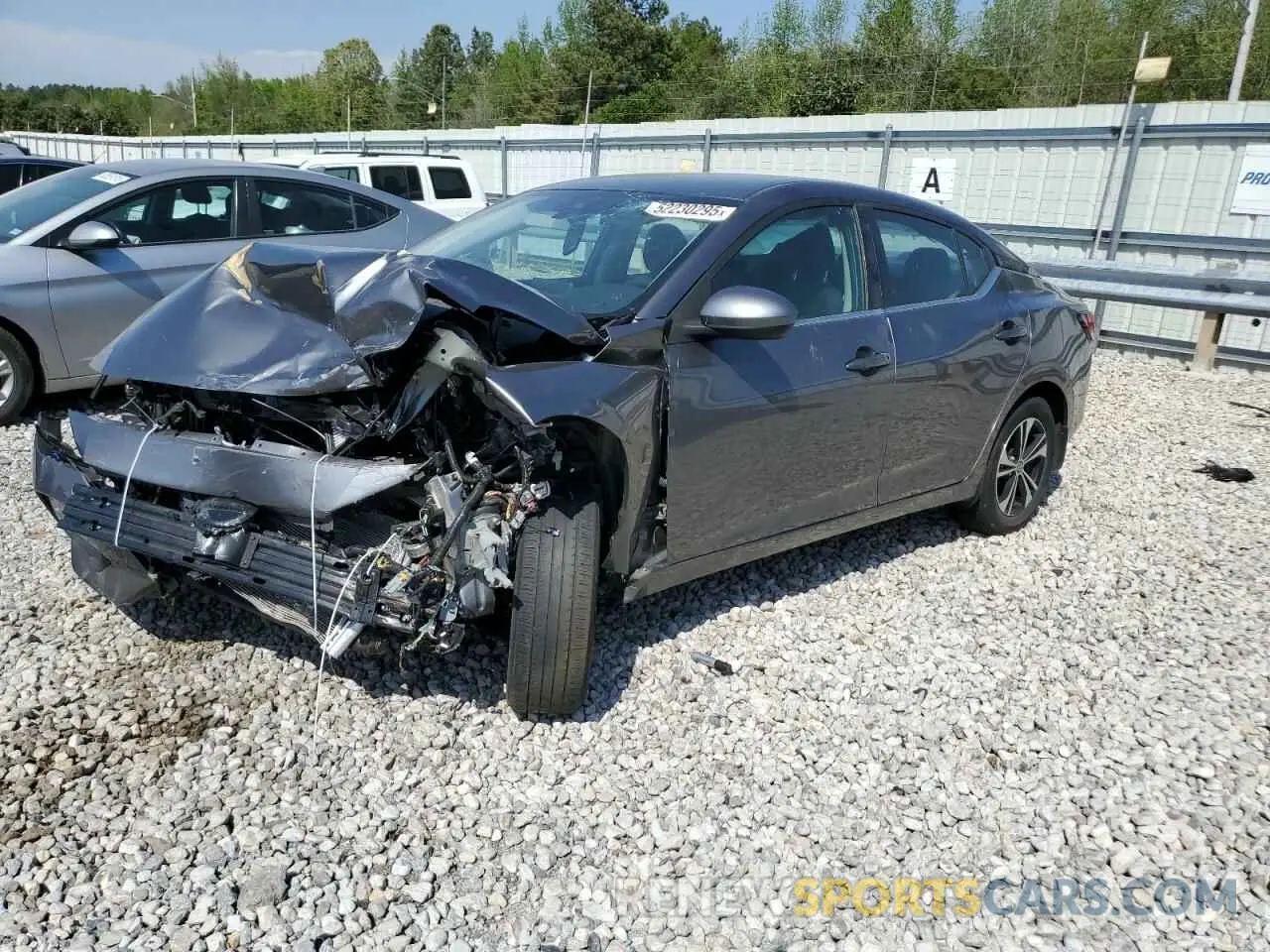 1 fotografías del automóvil dañado 3N1AB8CV4PY309476 NISSAN SENTRA 2023