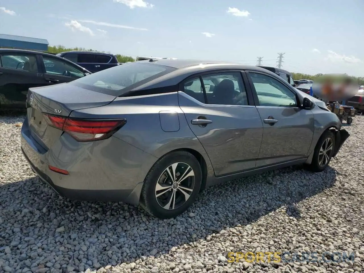 3 fotografías del automóvil dañado 3N1AB8CV4PY309476 NISSAN SENTRA 2023