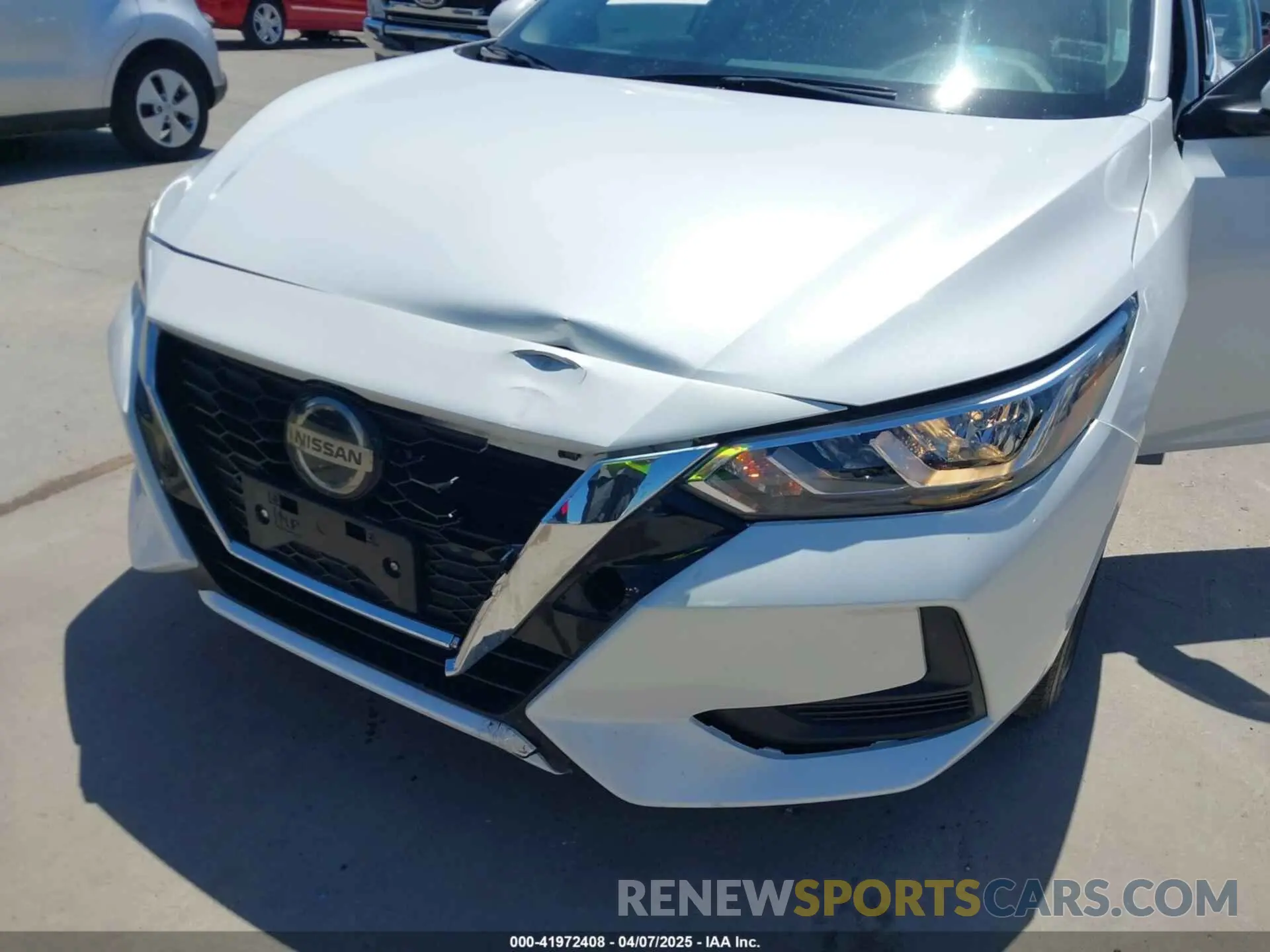 6 fotografías del automóvil dañado 3N1AB8CV4PY321126 NISSAN SENTRA 2023