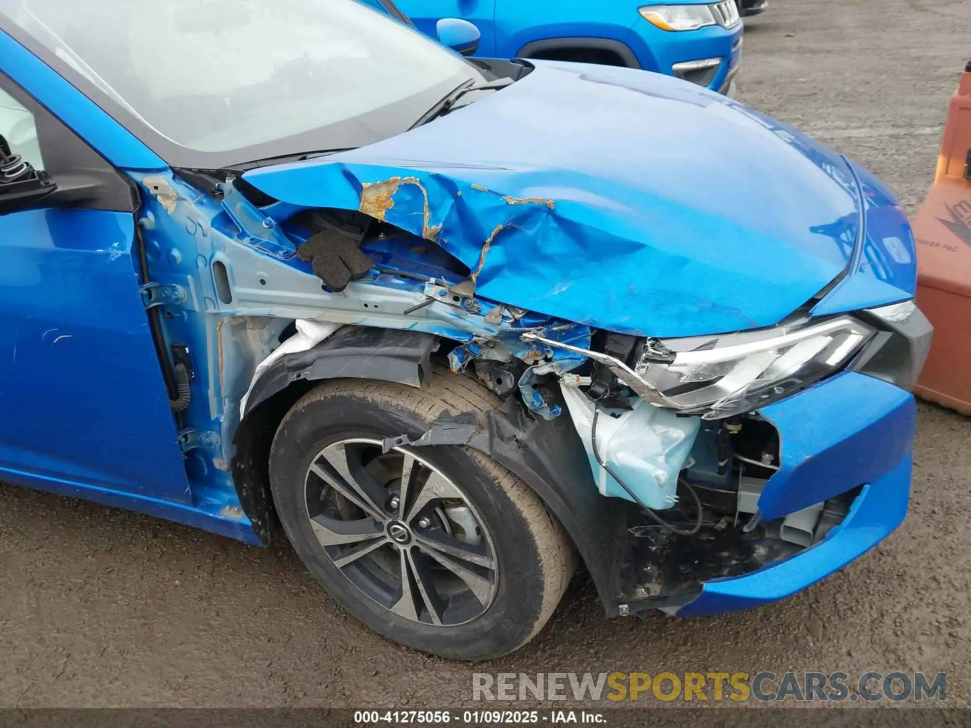 6 fotografías del automóvil dañado 3N1AB8CV5PY228342 NISSAN SENTRA 2023