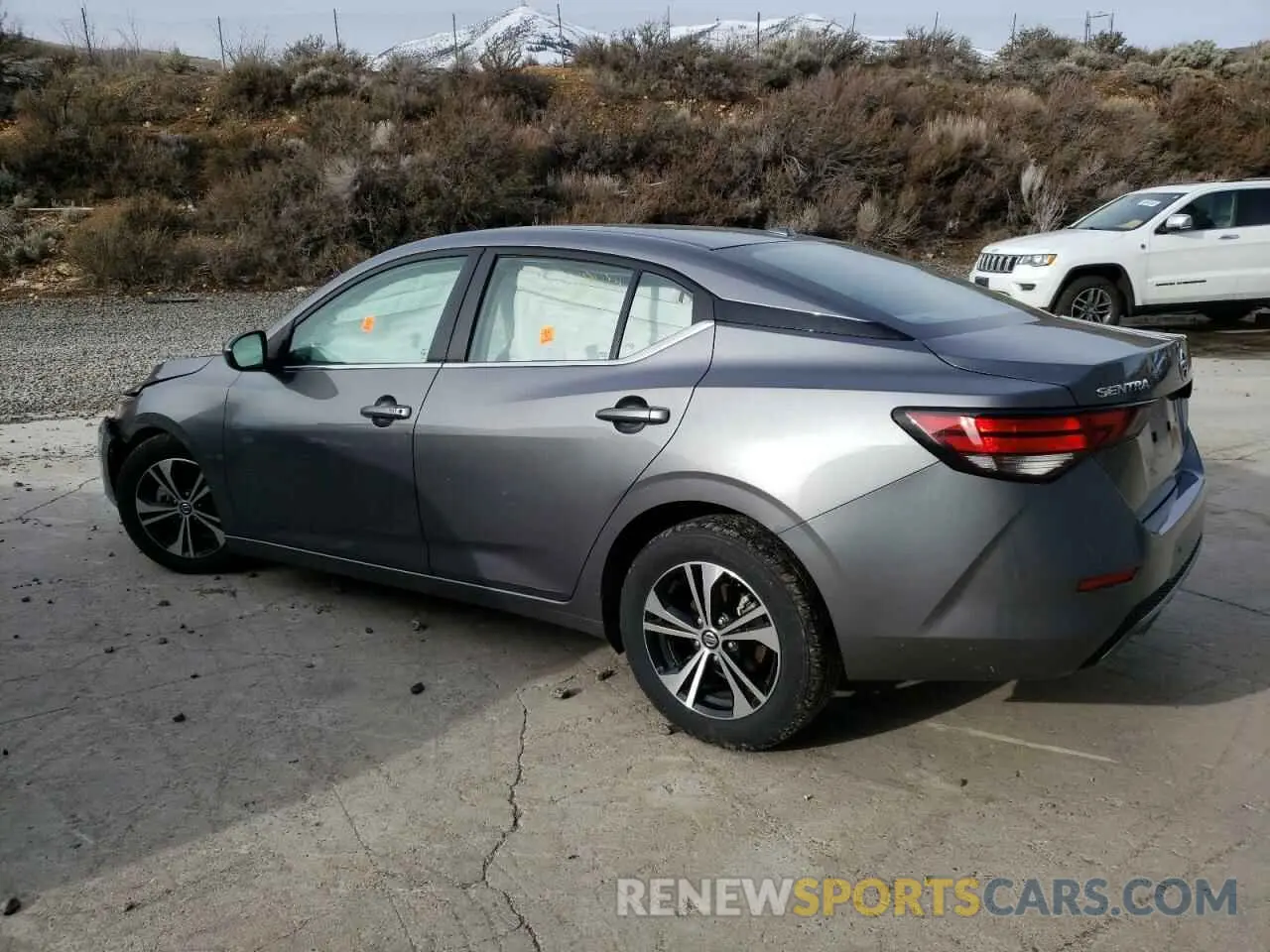 2 fotografías del automóvil dañado 3N1AB8CV5PY244427 NISSAN SENTRA 2023