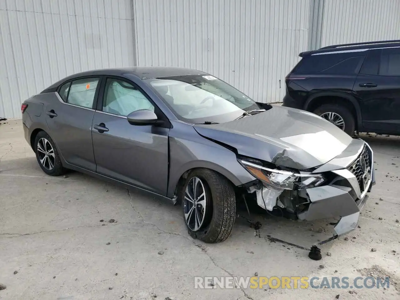 4 fotografías del automóvil dañado 3N1AB8CV5PY244427 NISSAN SENTRA 2023