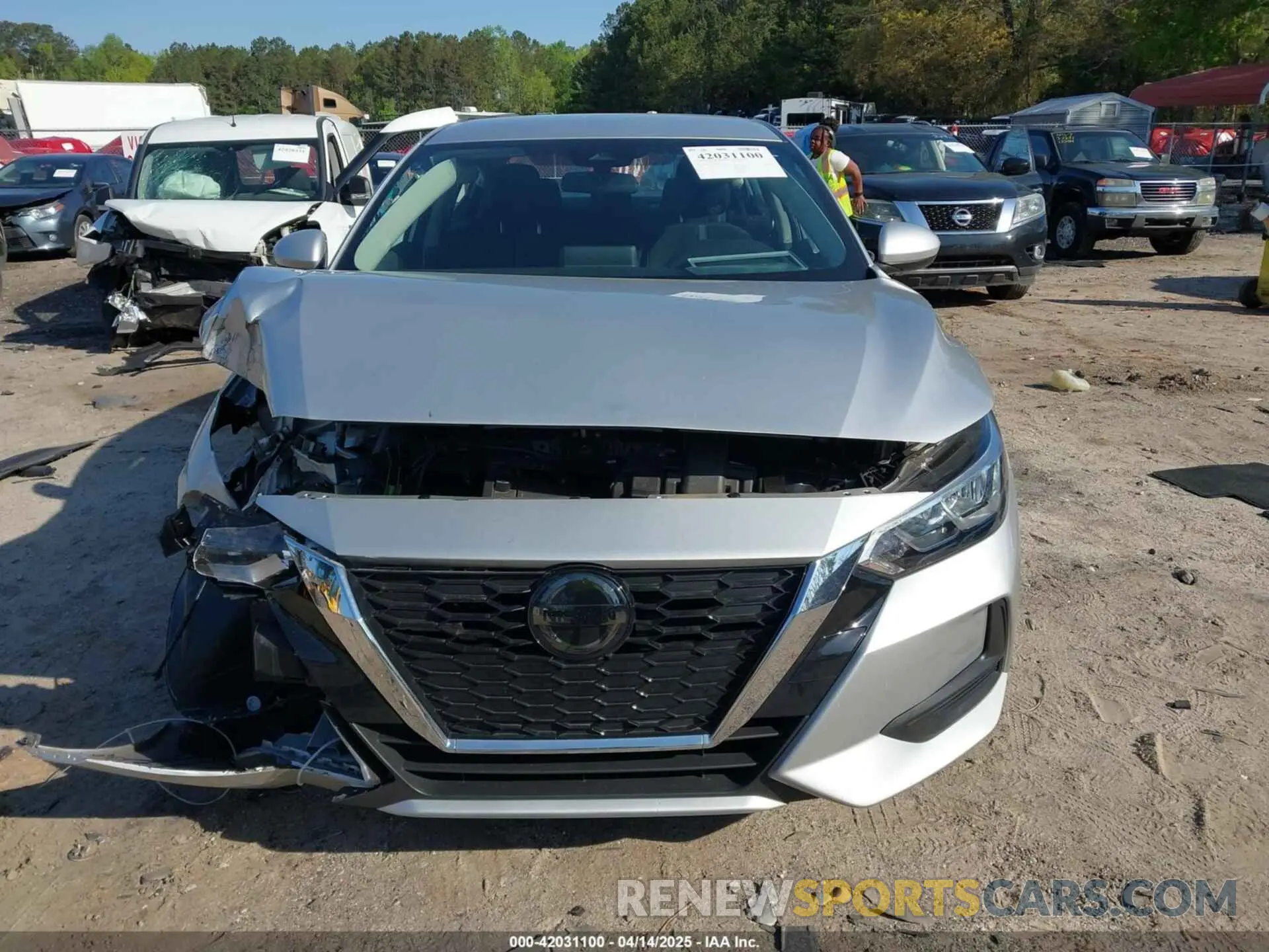 12 fotografías del automóvil dañado 3N1AB8CV5PY248798 NISSAN SENTRA 2023